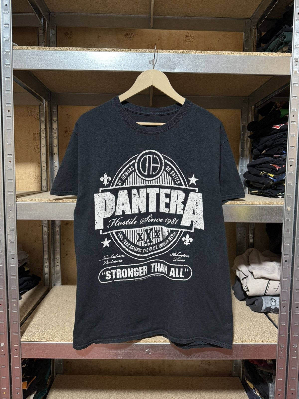 Band Tees × Vintage Vintage 2013 Pantera Stronger Than All Rock Band T-Shirt Y2K Size US L / EU 52-54 / 3 - 1 Thumbnail