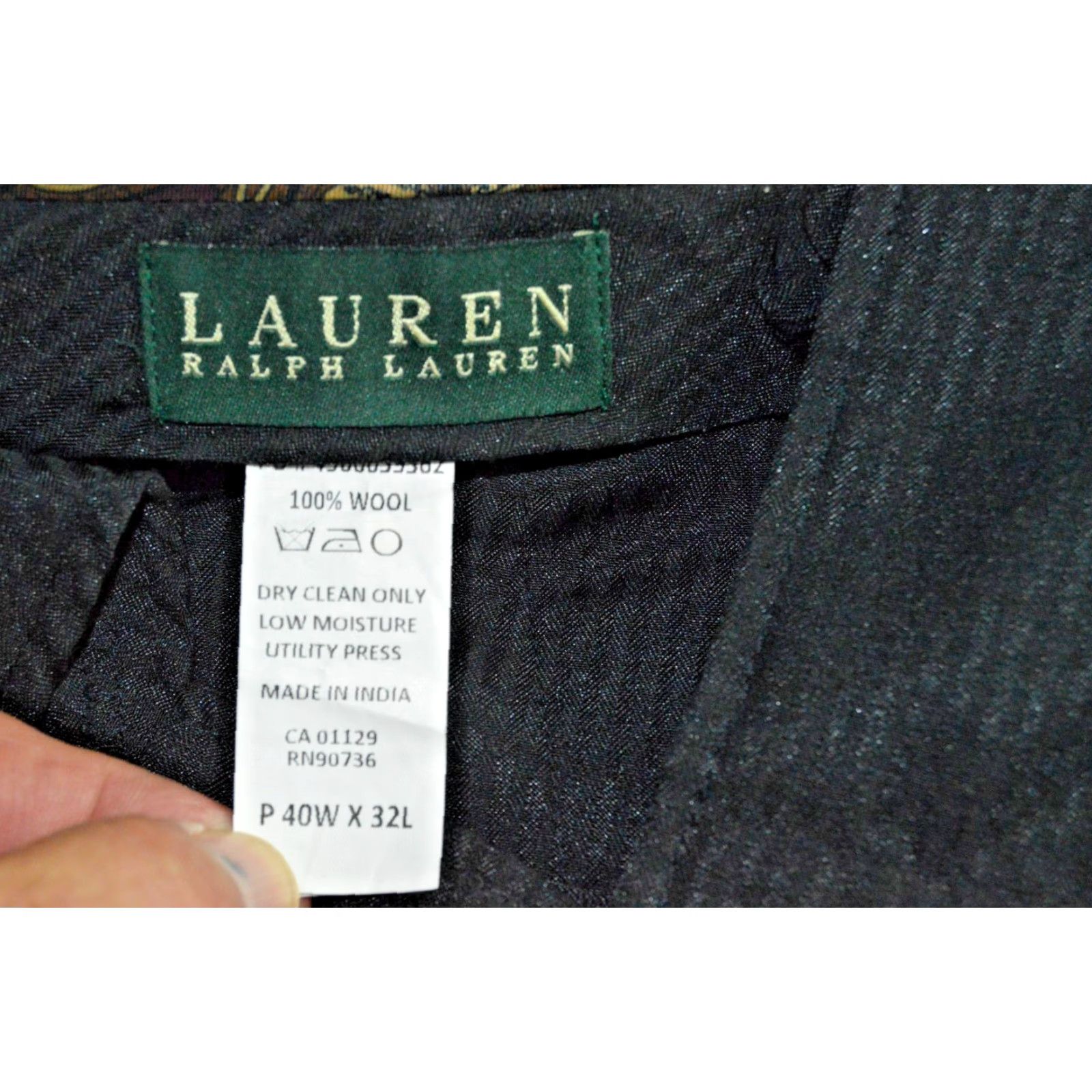 Ralph Lauren Mens Lauren Ralph Lauren Dress Pants Brown 40/32 Wool Pleated Cuff Size US 40 / EU 56 - 5 Thumbnail