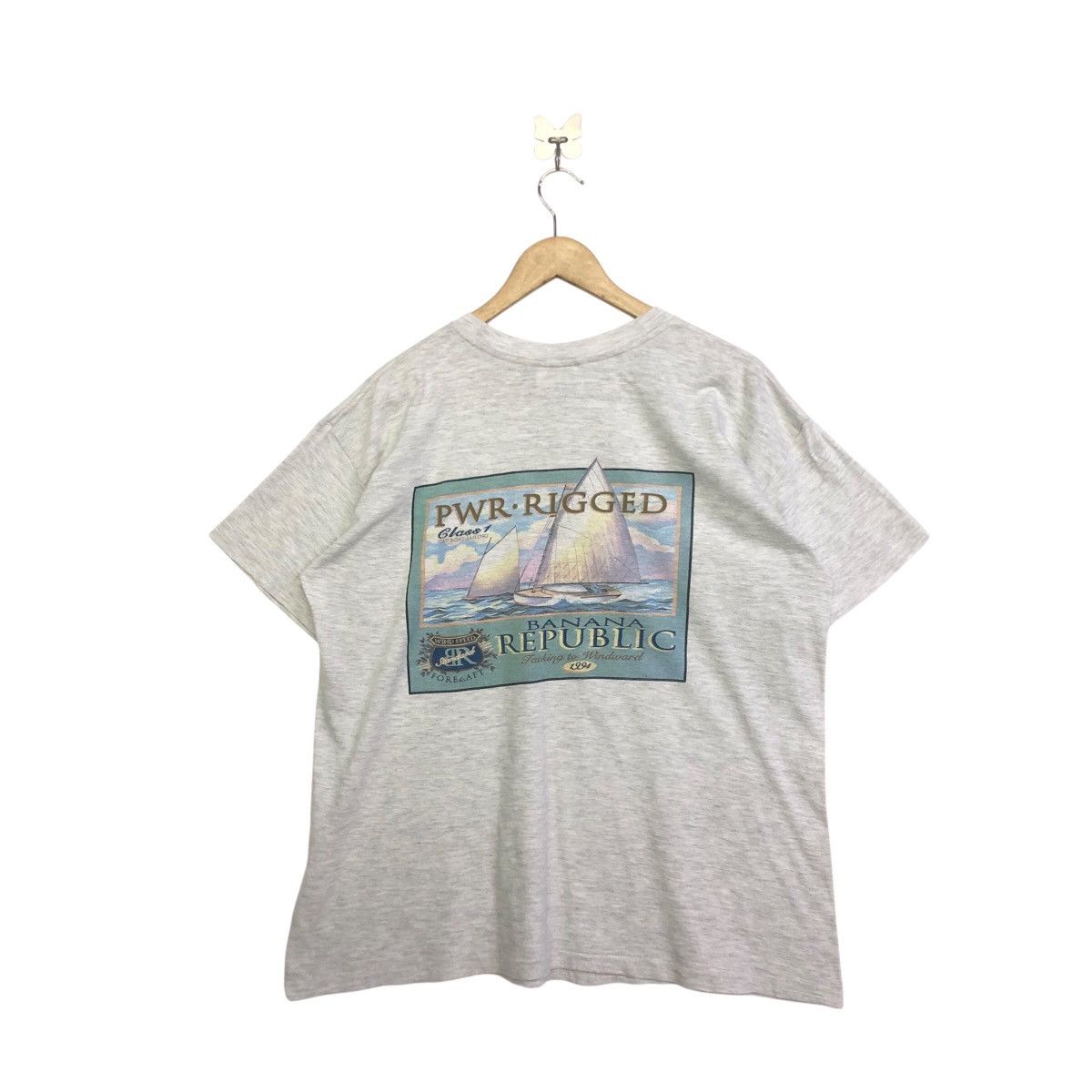 Banana Republic × Vintage Vintage Banana Republic Backphoto Tshirt Size US S / EU 44-46 / 1 - 1 Thumbnail