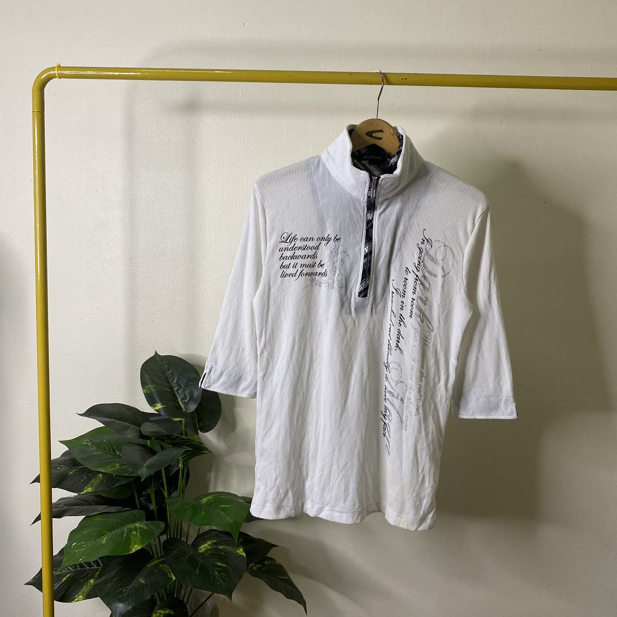 If Six Was Nine × Japanese Brand × Seditionaries Mind Games Seditionaries Poem Cyber Gothic Punk Half Zipper Size US S / EU 44-46 / 1 - 1 Thumbnail