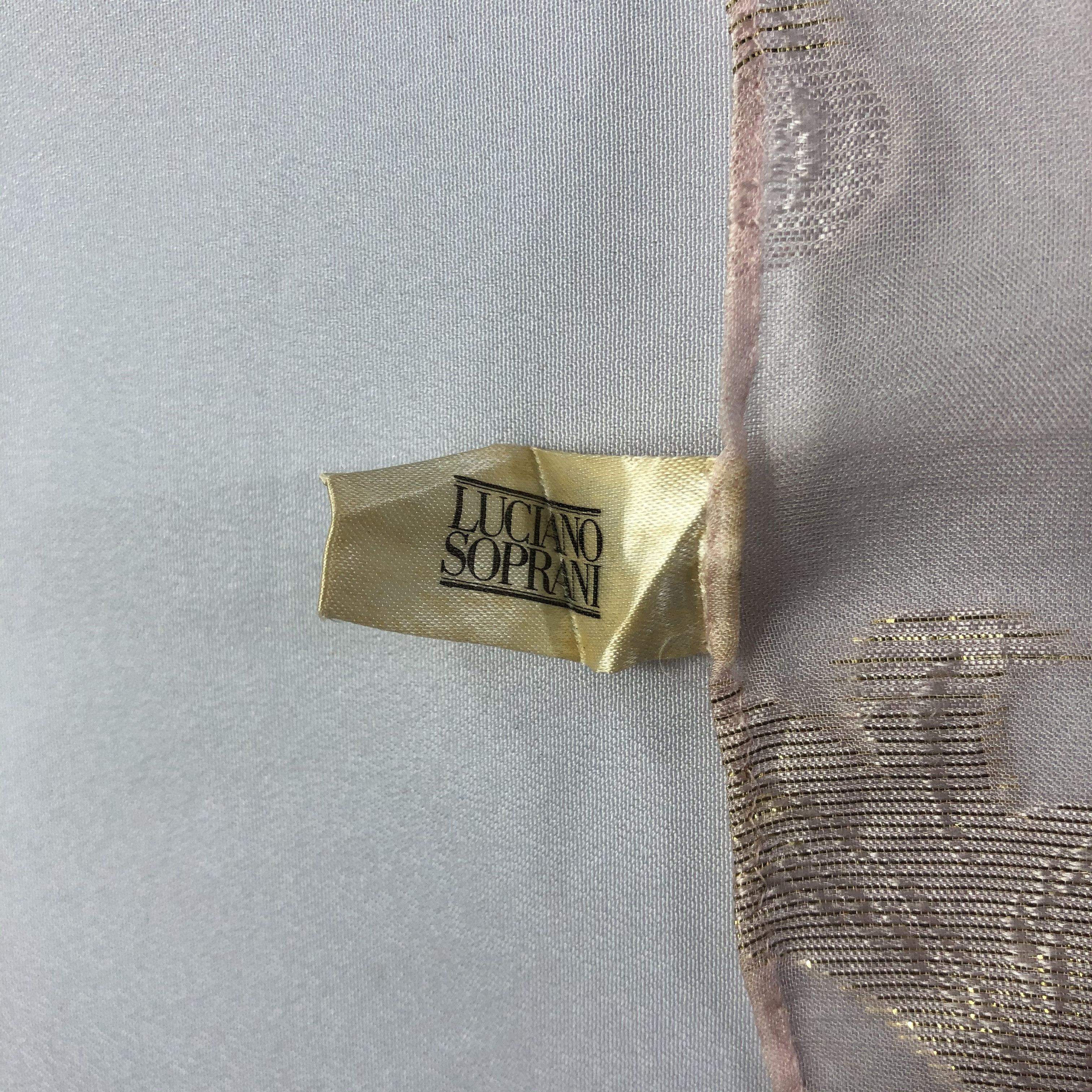 Vintage Vintage Luciano Soprani Silk Scarf Size ONE SIZE - 5 Thumbnail