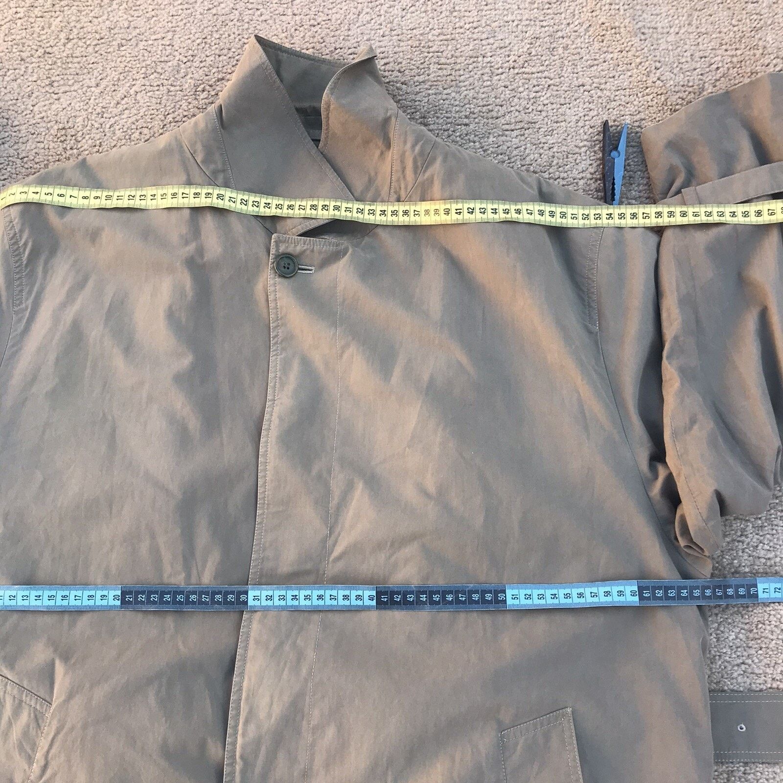 Burberry Burberry's Trench Coat NOVA CHECK VINTAGE overcoat KHAKI Size US L / EU 52-54 / 3 - 11 Thumbnail