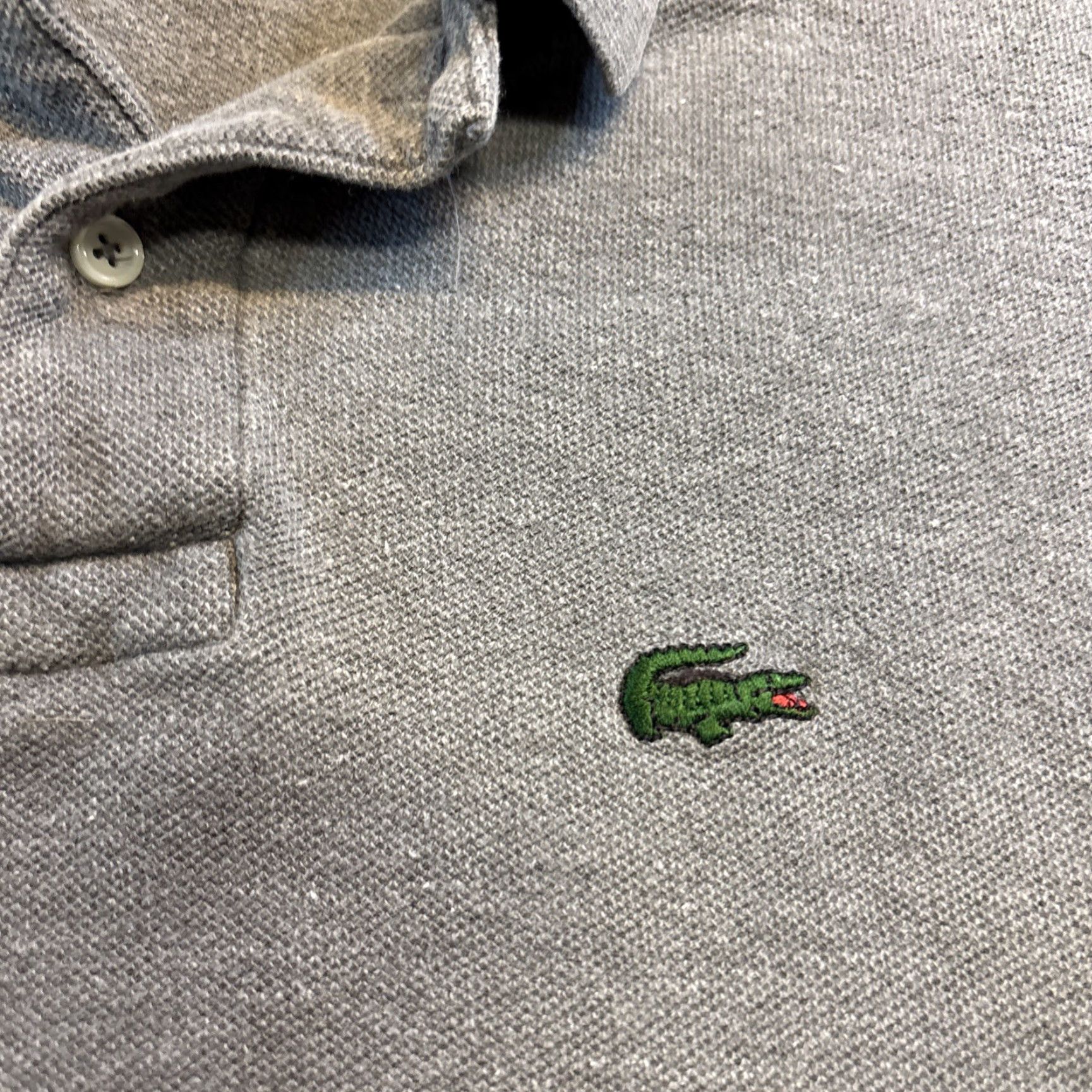 Izod VINTAGE Izod Lacoste Sweater Mens L Gray Knit Polo Long Sleeve Logo 80s Size US L / EU 52-54 / 3 - 2 Thumbnail