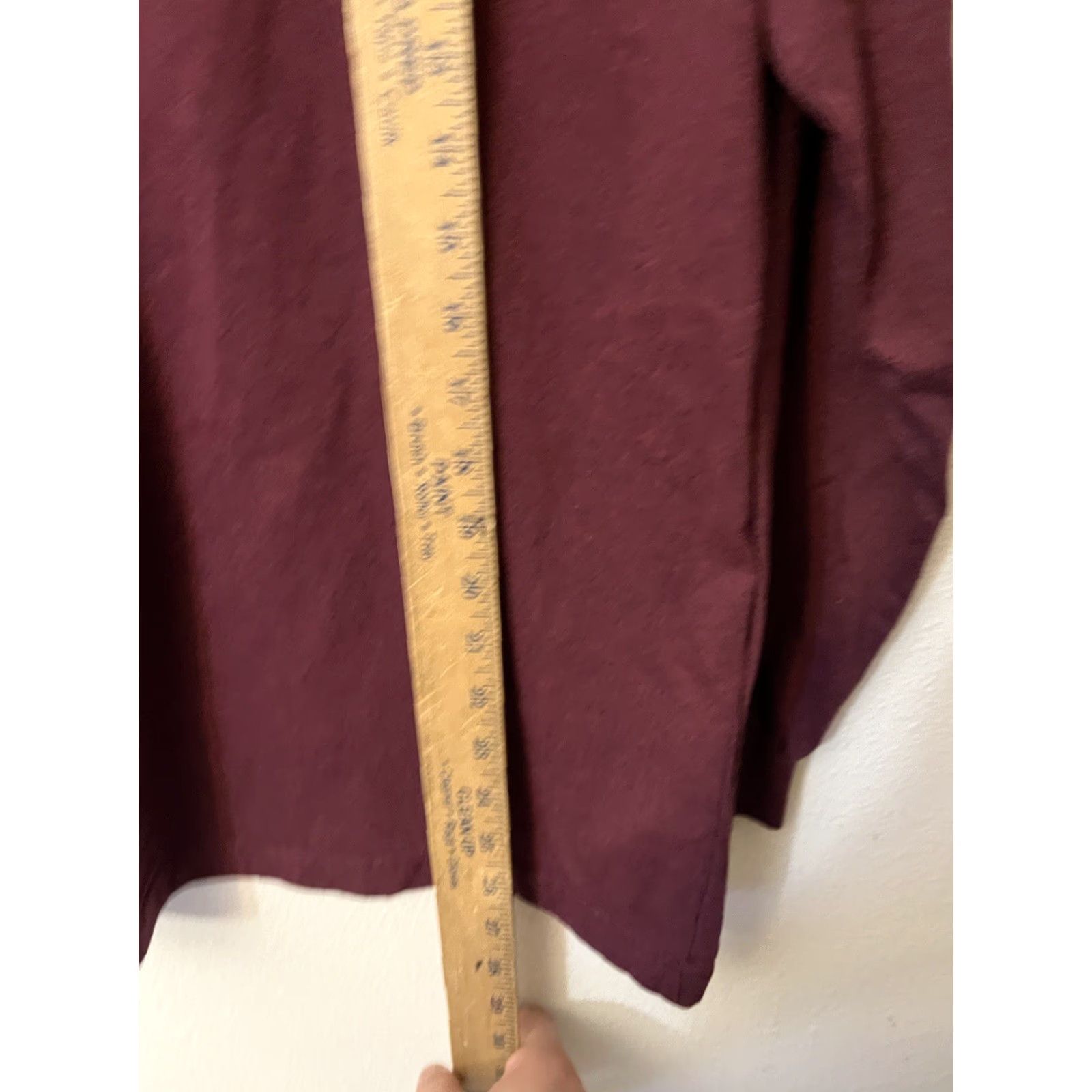 Croft & Barrow Mens Croft & Barrow Henley T-Shirt Long Sleeve Easy Care Maroon S Size US S / EU 44-46 / 1 - 4 Thumbnail