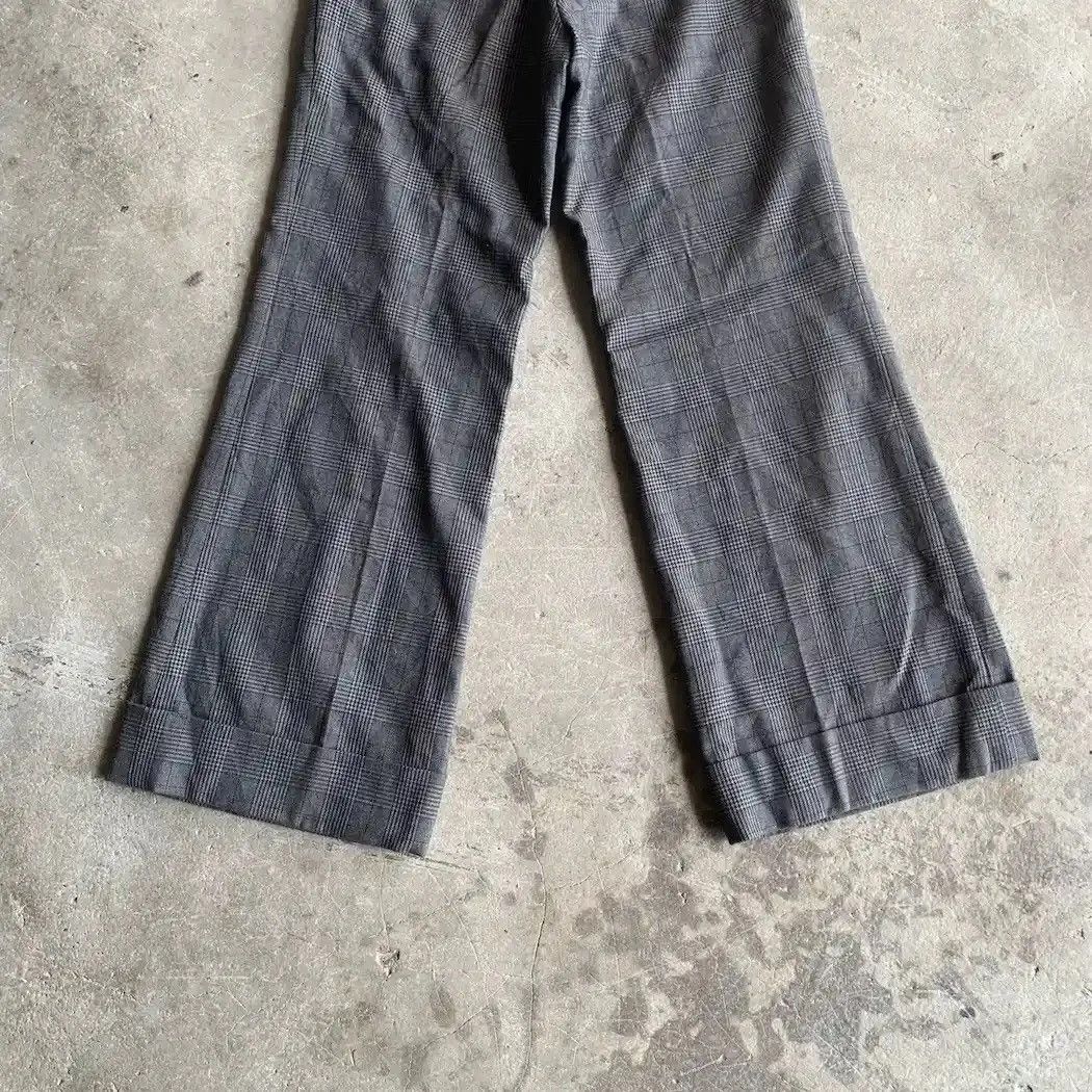 Other Ined Homme By Yohji Yamamoto Check Baggy Wide Leg Pants Size US 29 - 12 Thumbnail