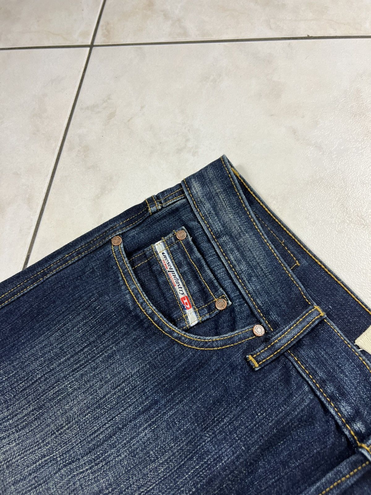 Diesel Vintage Diesel Roody raw navy distressed denim y2k jeans Size US 38 / EU 54 - 10 Thumbnail