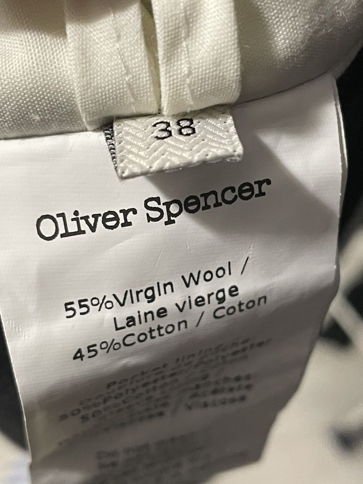 Oliver Spencer Płaszcz/marynarka Oliver Spencer meska czarna Size 38R - 6 Thumbnail