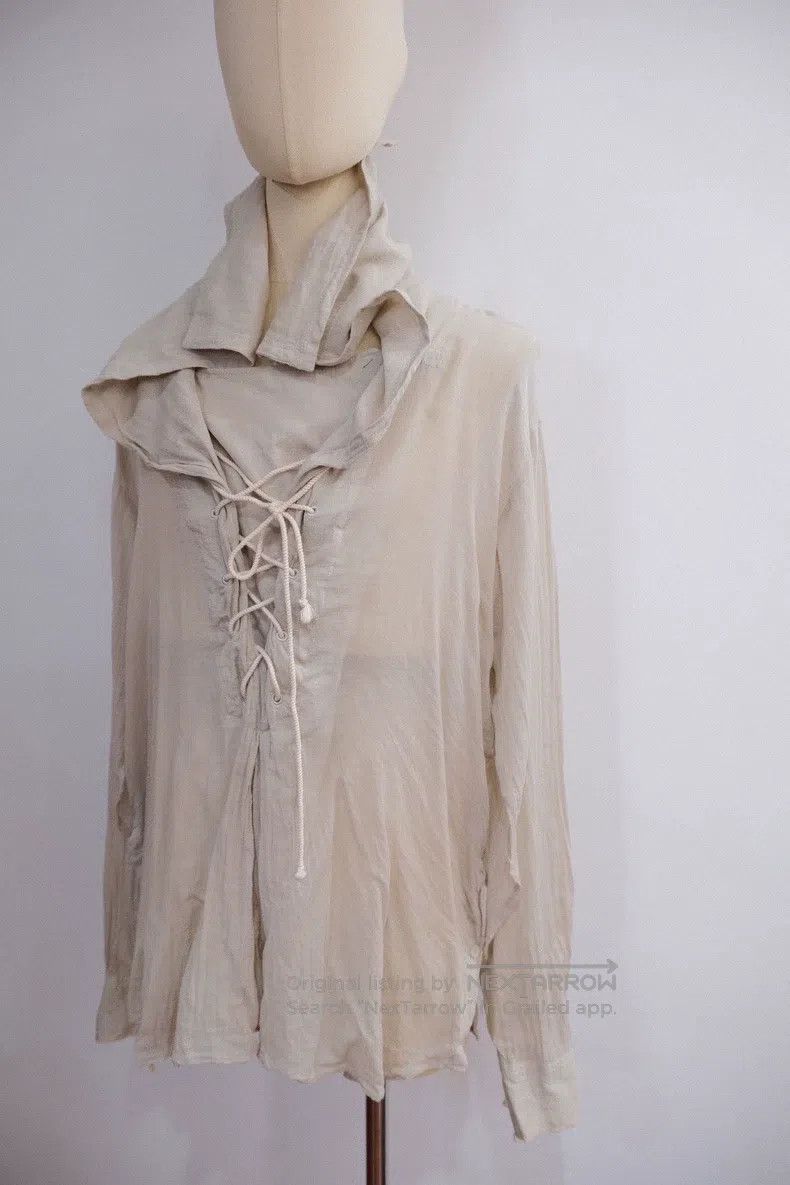 Ann Demeulemeester Ann Demeulemeester Sailor Style Shirt Size M / US 6-8 / IT 42-44 - 3 Thumbnail