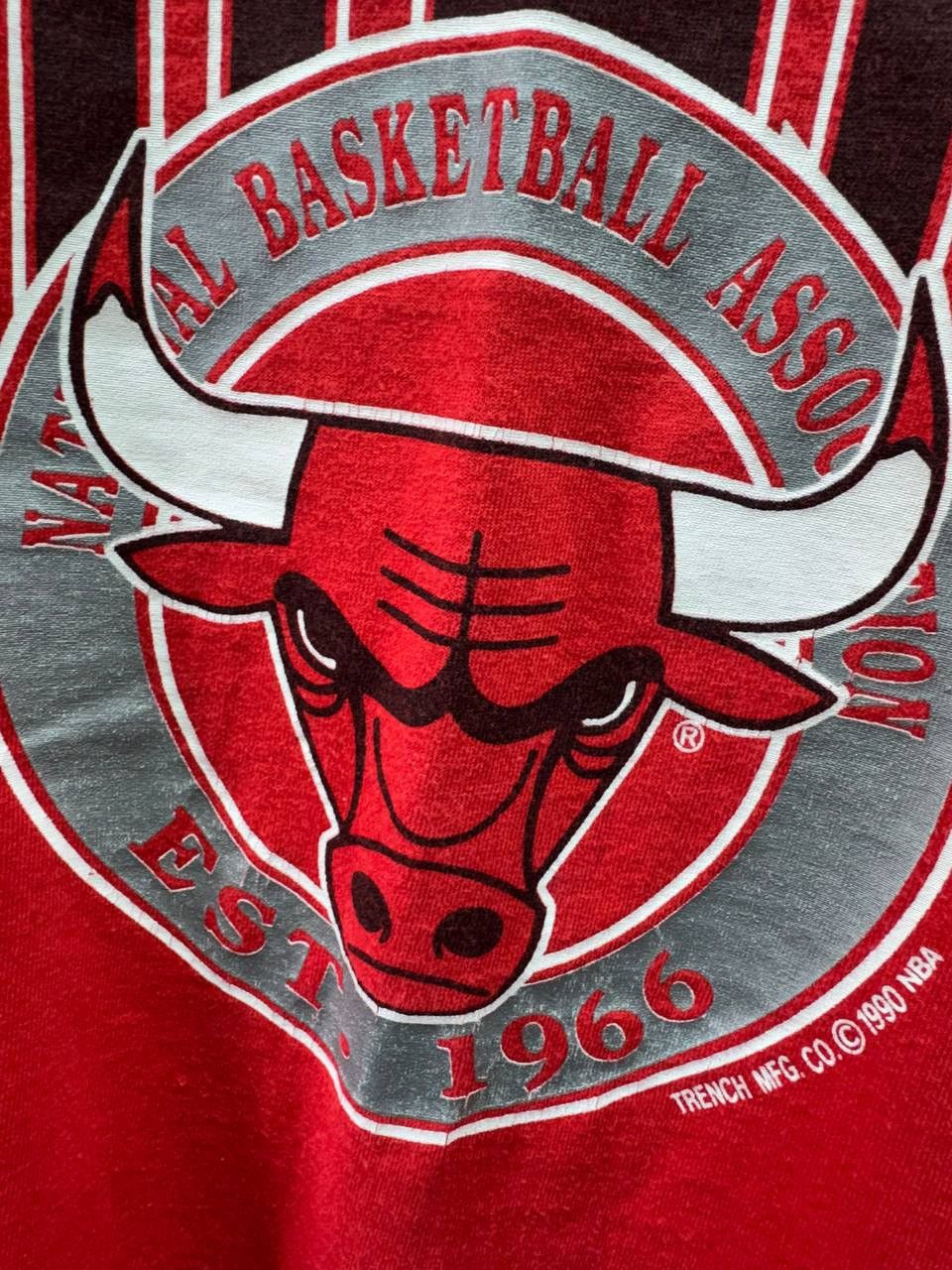 NBA Vintage Chicago Bulls Basketball NBA T- Shirt Single Stitch Size US L / EU 52-54 / 3 - 3 Thumbnail