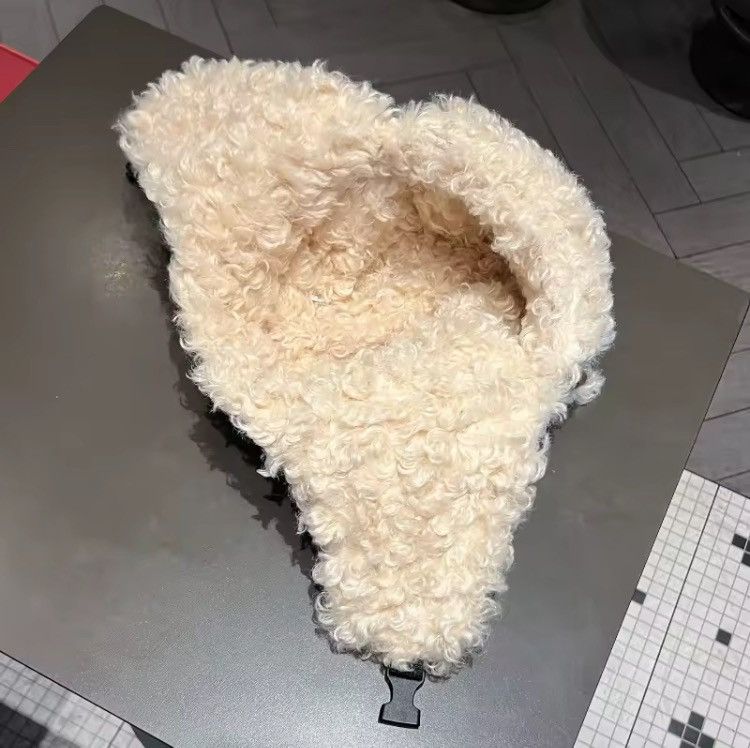 Other Pilot Hat with Ear Flaps / Cotton & Wool / Men & Women Size ONE SIZE - 2 Thumbnail