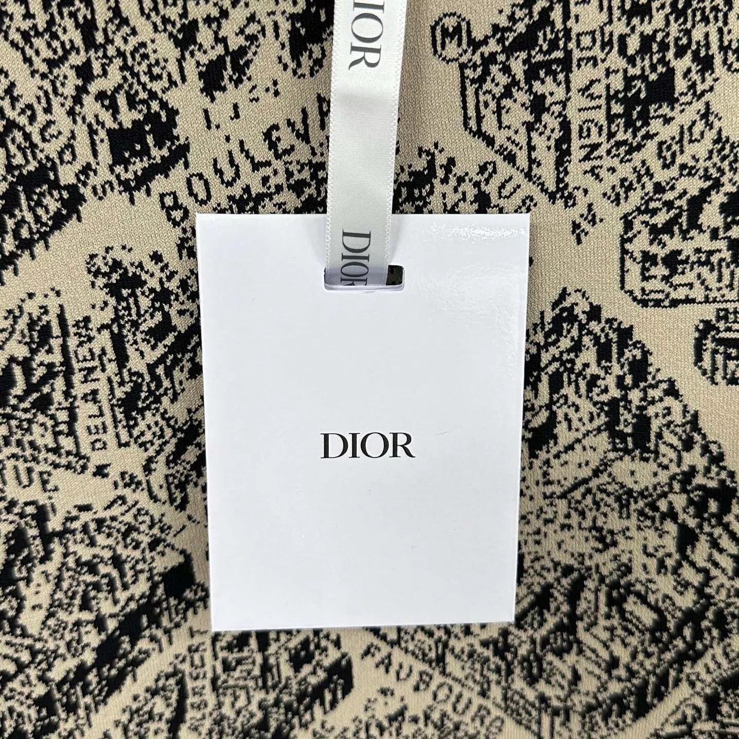 Dior Dior Paris Map Knit Dress Size 40 Size M / US 6-8 / IT 42-44 - 4 Thumbnail