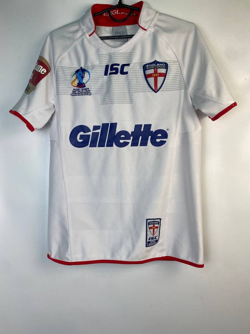 Vintage RUGBY WORLD CUP ENGLAND AND WALES 2013 ISC SHIRT SIGNED Size US S / EU 44-46 / 1 - 1 Thumbnail