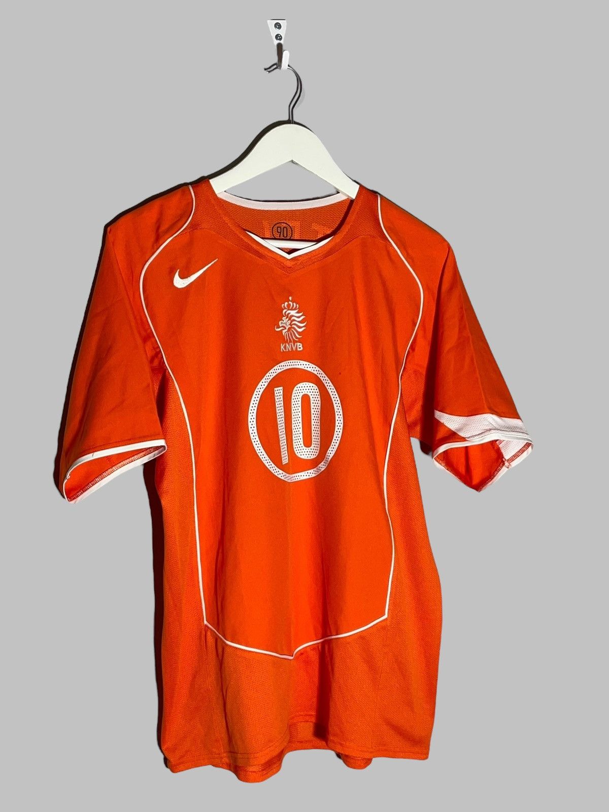 Nike #10 Van Nistelrooy Netherlands Nike 2004 Home Football Shirt Size US M / EU 48-50 / 2 - 3 Thumbnail