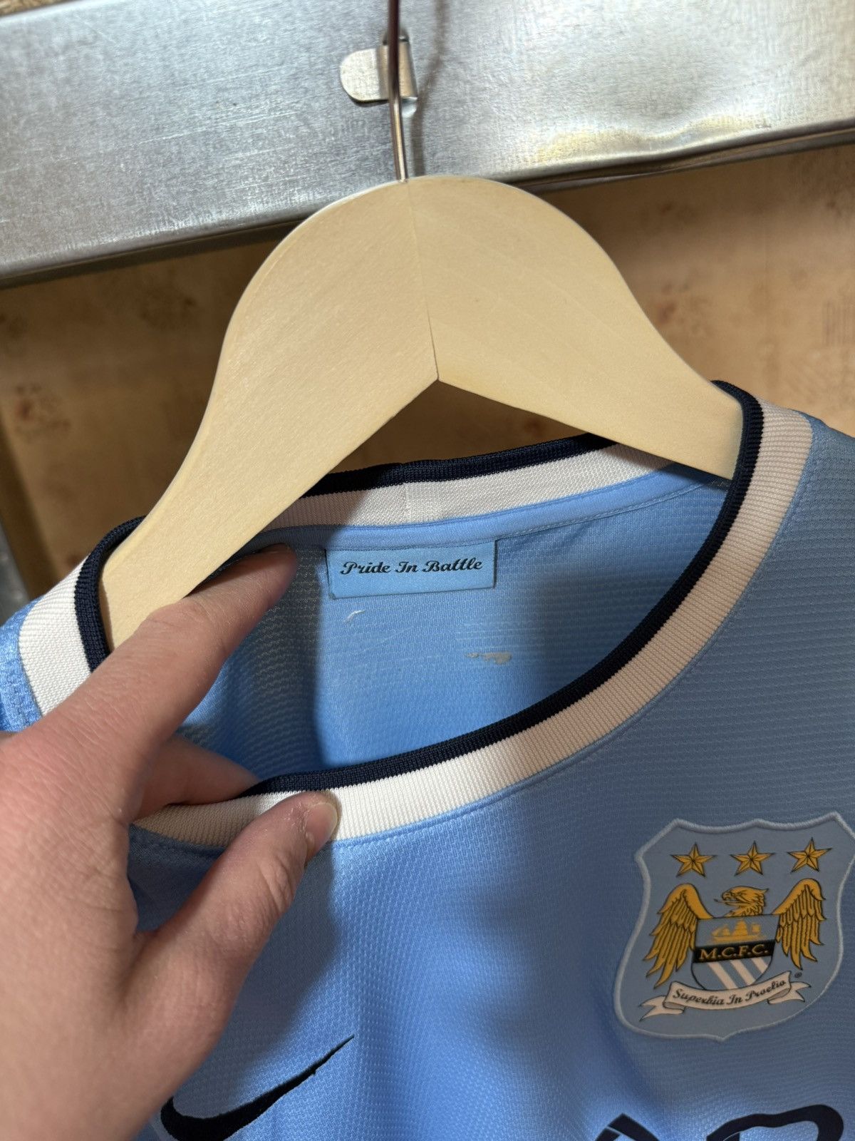 Nike × Vintage Nike Manchester City 2013 2014 Home Football Soccer Jersey Size US S / EU 44-46 / 1 - 4 Thumbnail