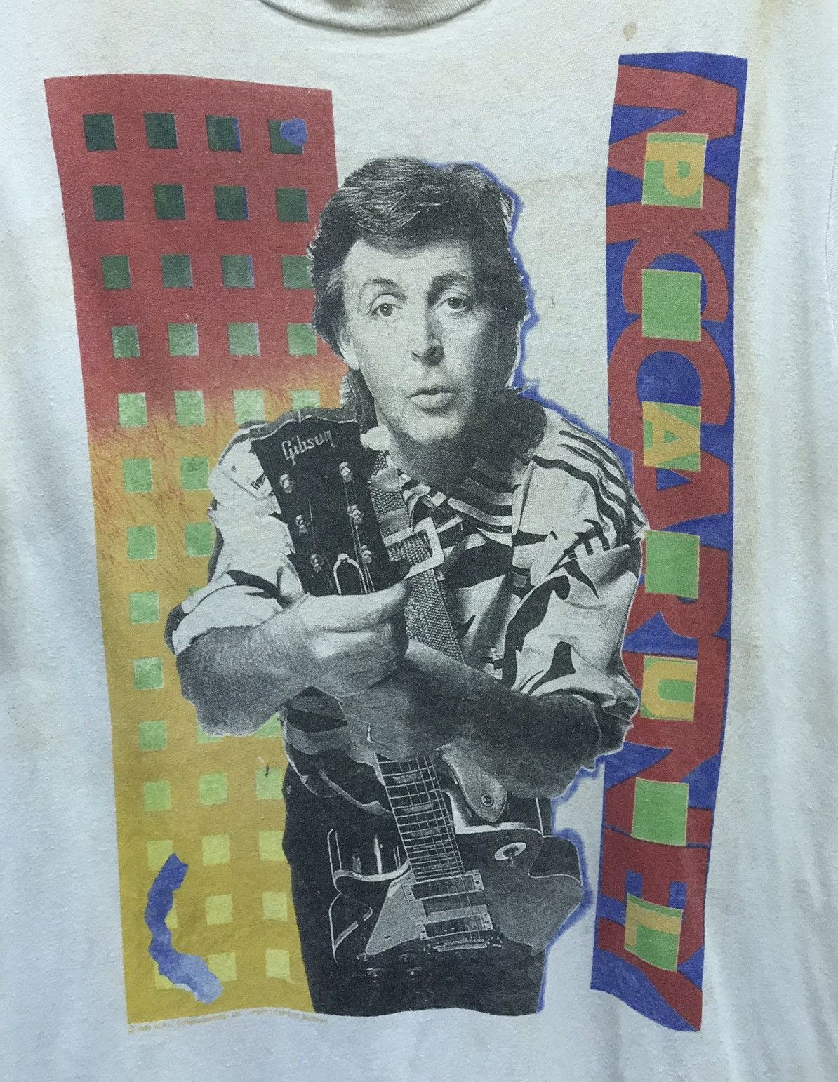 Band Tees Vintage The Paul McCartney World Tour 1989/90 Shirt Size US M / EU 48-50 / 2 - 3 Thumbnail
