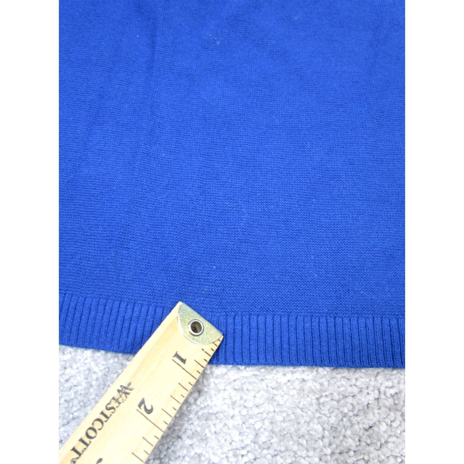 J. Jill VINTAGE J. Jill Sweater Womens Medium Blue Cotton Pullover Boat Neck 3/4 Sleeve Size M / US 6-8 / IT 42-44 - 7 Thumbnail