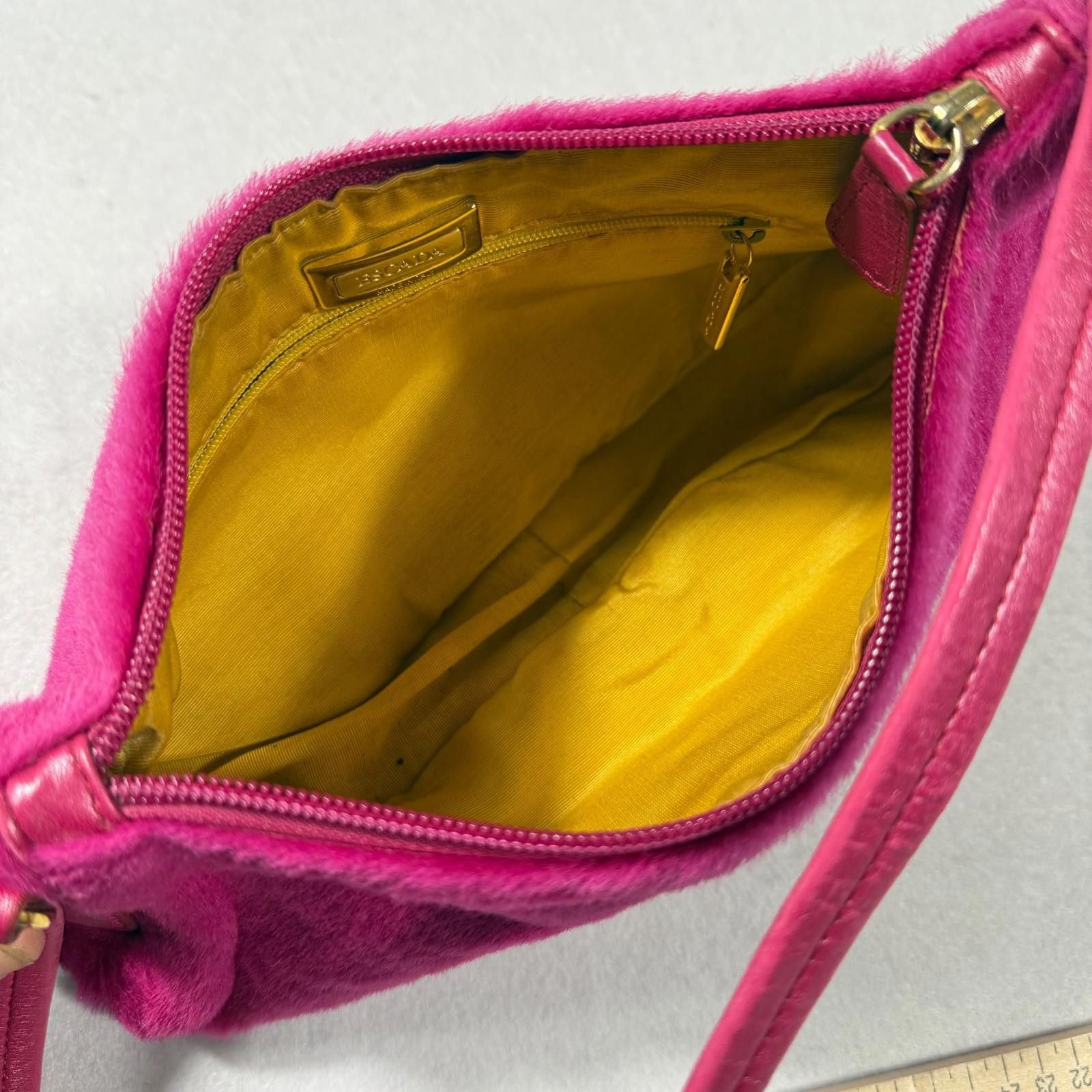 Escada Escada Baguette Pony Hair Pink Purse Handbag y2k 90's Size ONE SIZE - 10 Thumbnail