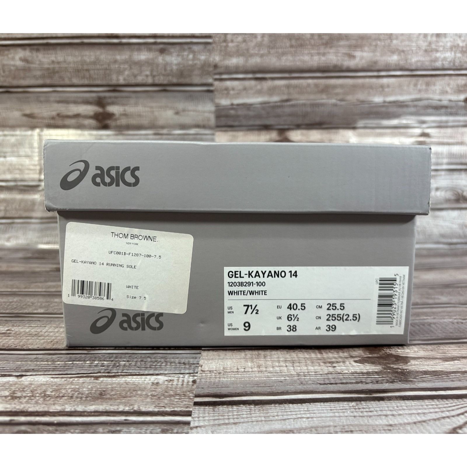 Asics Thom Browne New York x Asics Gel Kayano 14 Sz 7.5 Men 9 Wome Size US 7.5 / EU 40-41 - 3 Thumbnail