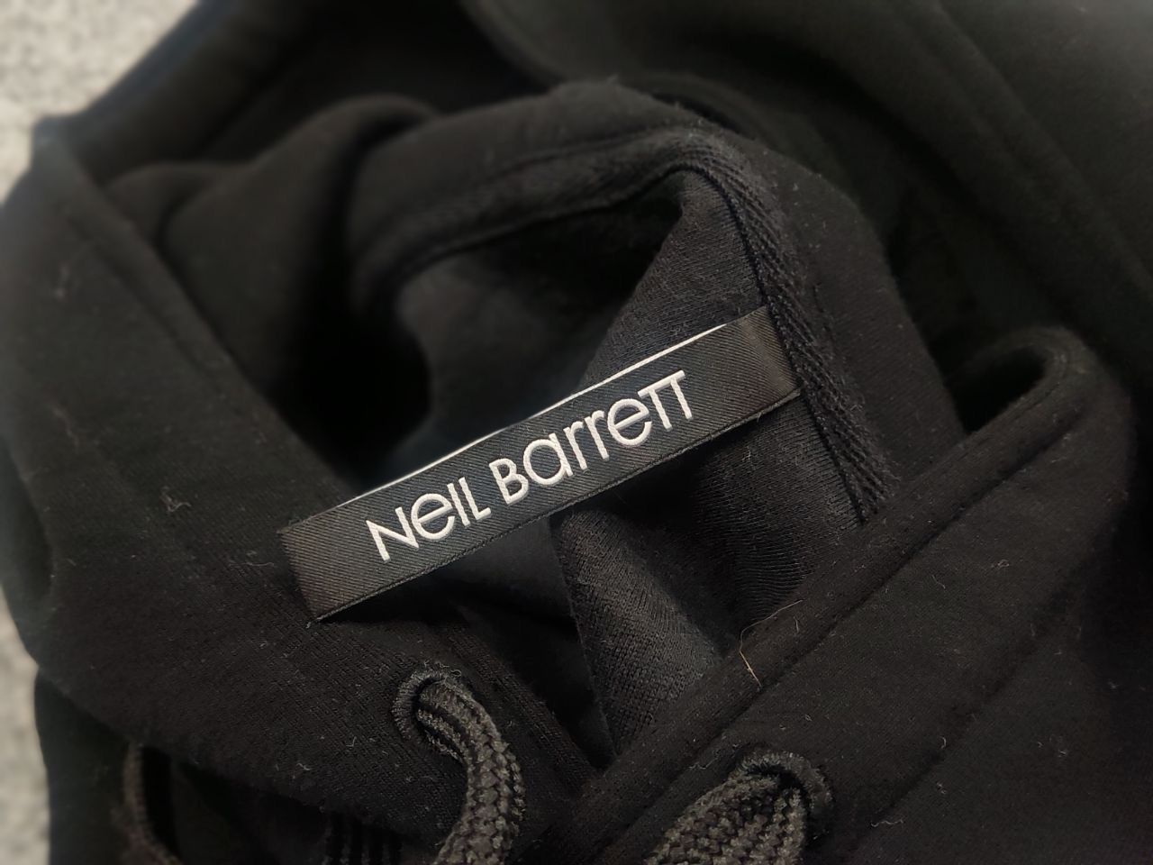 Neil Barrett Neil Barrett Design Lightning Bolt Logo Zip neoprene hoodie Size US S / EU 44-46 / 1 - 11 Thumbnail