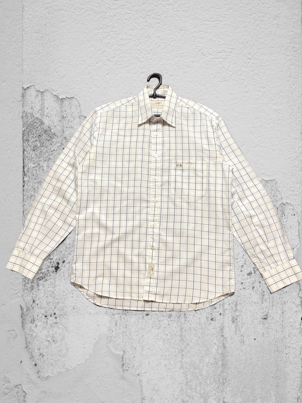 Burberry Thomas Burberry Vintage Shirt white print Y2K luxury Size US M / EU 48-50 / 2 - 1 Thumbnail