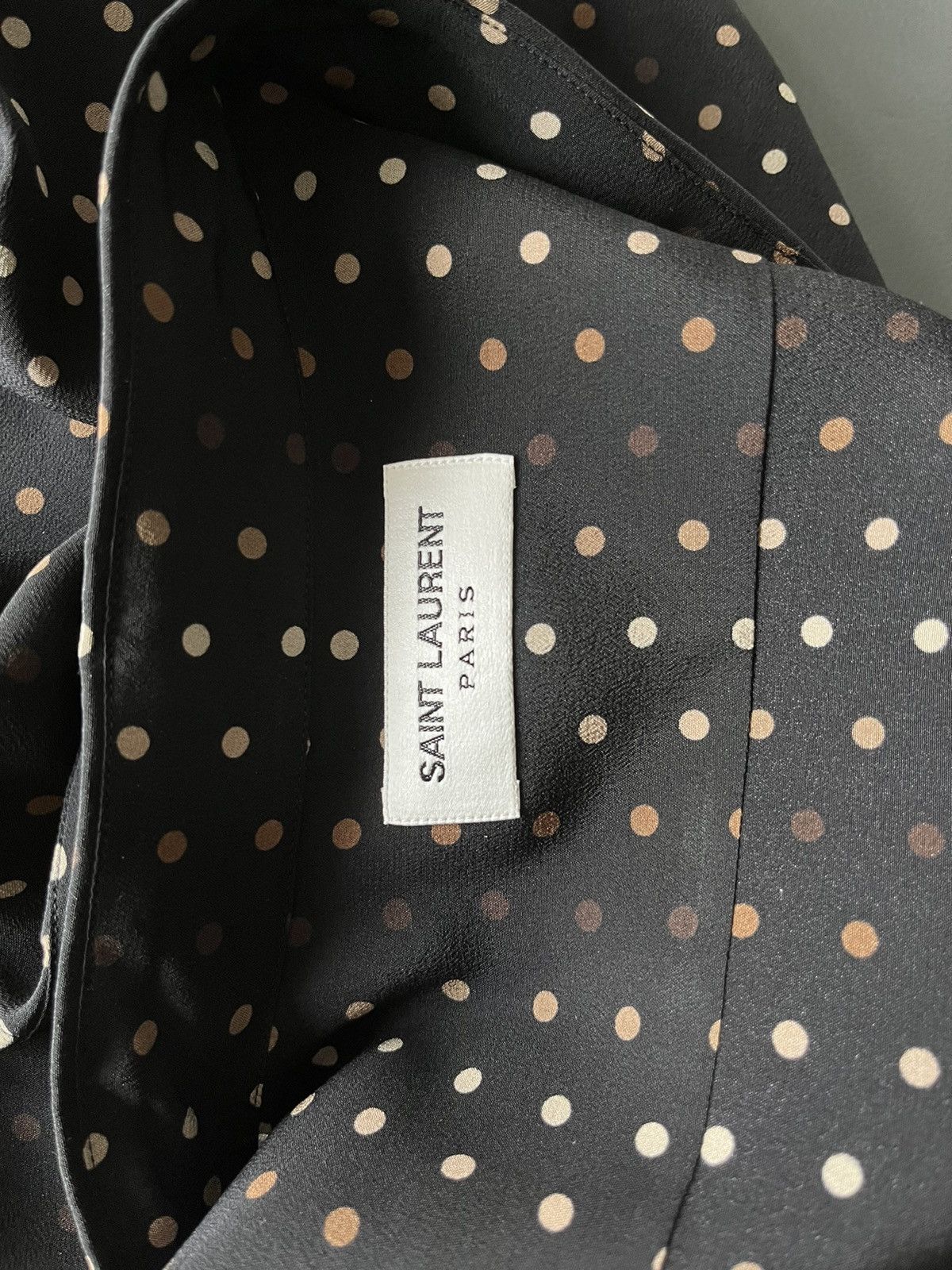 Saint Laurent Paris Saint Laurent Super Runway Silk Shirt Brand New Rare Size US L / EU 52-54 / 3 - 5 Thumbnail