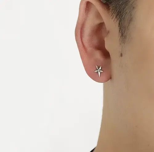 Designer × Vintage 💯925 silver Retro punk earrings Size ONE SIZE - 2 Thumbnail