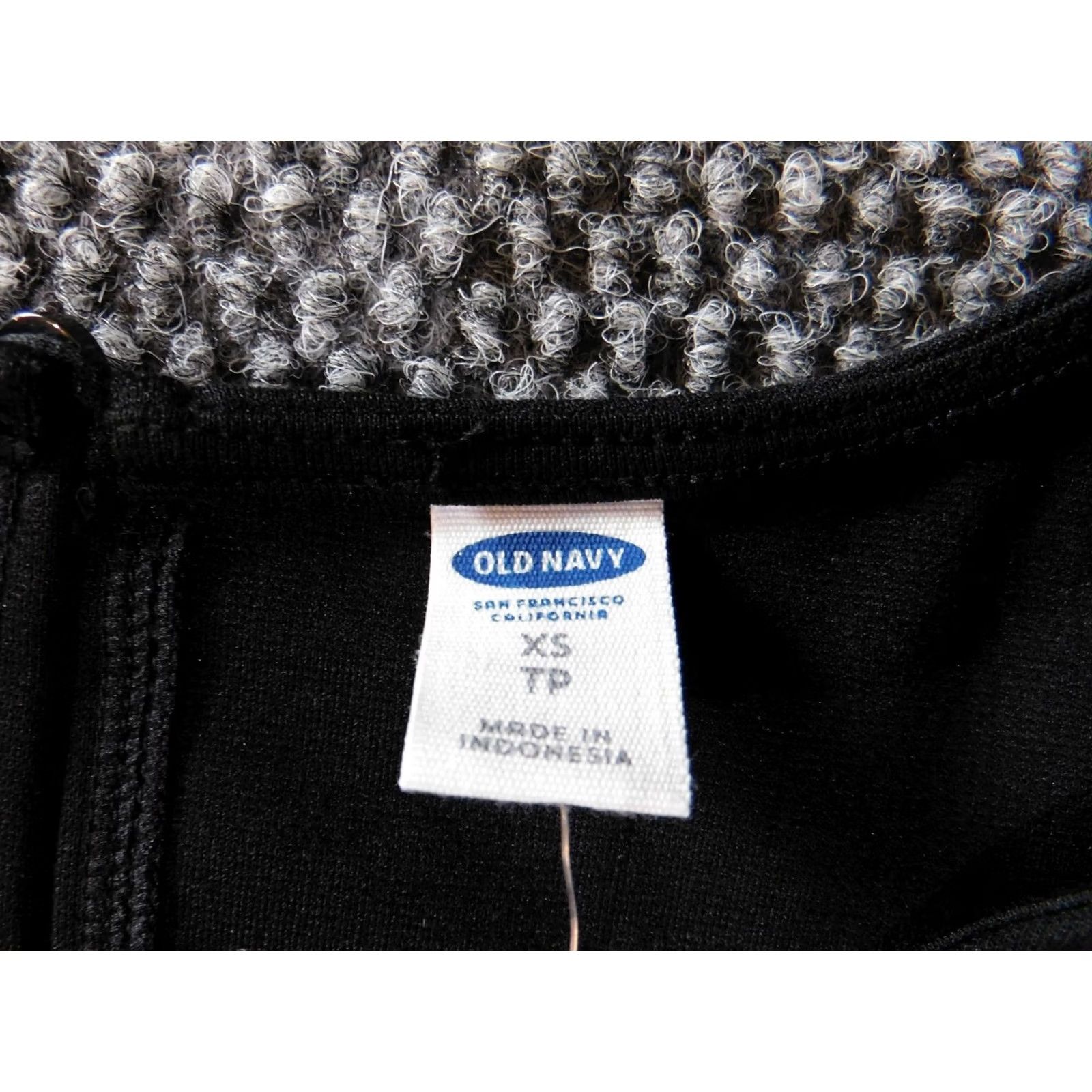 Old Navy Old Navy Womens Dress XS Black Button A-Line Sleeveless Knee Length Casual Stretch Size XS / US 0-2 / IT 36-38 - 5 Thumbnail