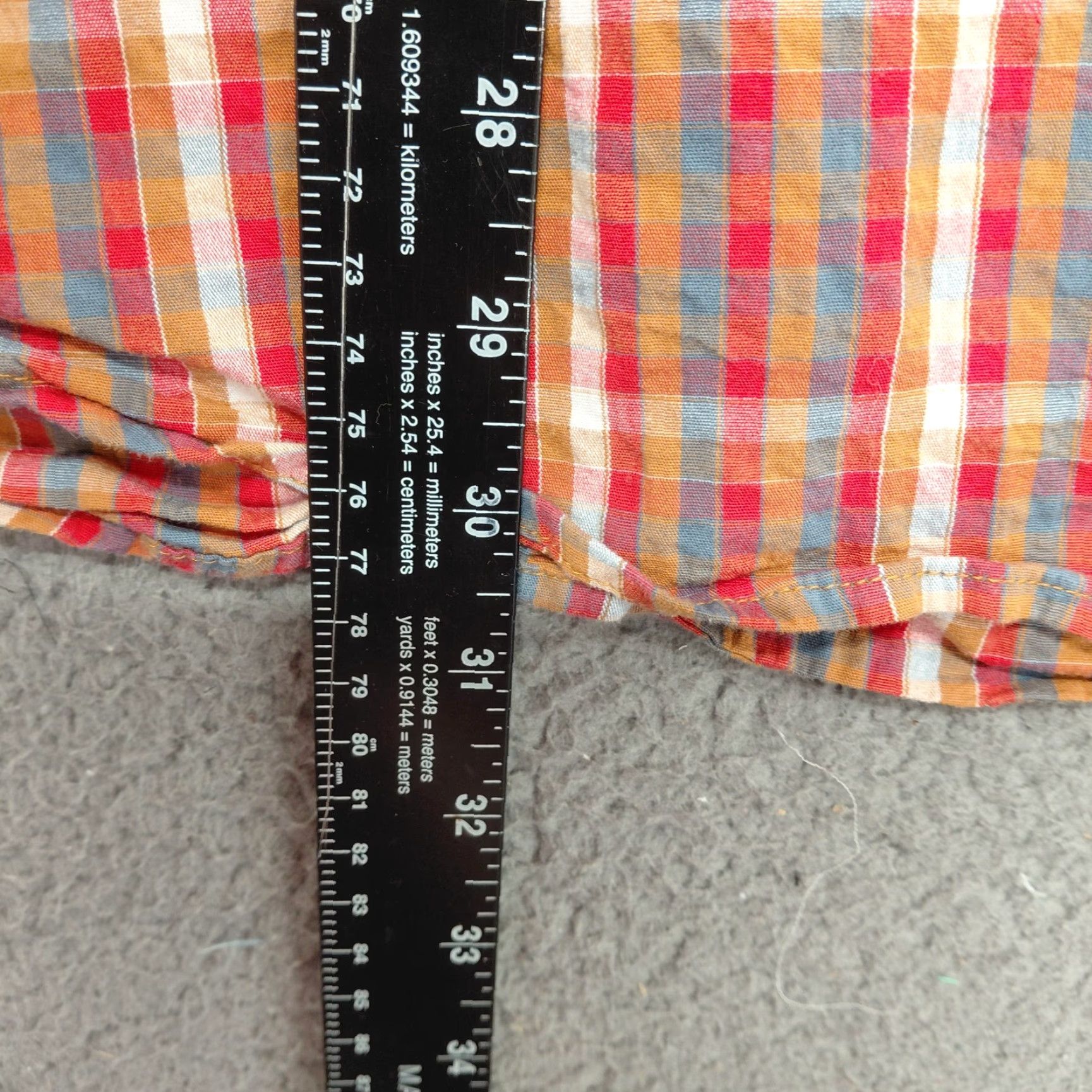 Vintage Columbia Sportswear Shirt Mens XXL Orange Red Plaid Button-Down Long Sleeve Size US XXL / EU 58 / 5 - 6 Thumbnail
