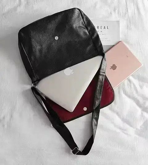 Japanese Brand Fashion 90s pu leather crossbody messenger bag vintage Size ONE SIZE - 3 Thumbnail