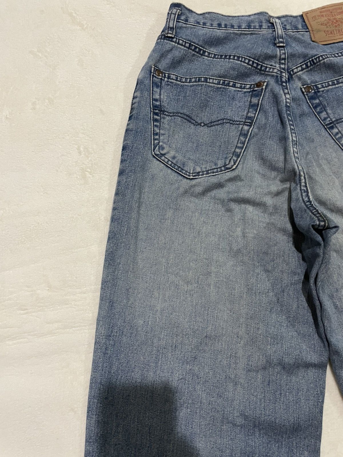 Edwin Vintage Something Edwin Baggy Mudwash Denim Jeans Size US 26 / EU 42 - 13 Thumbnail