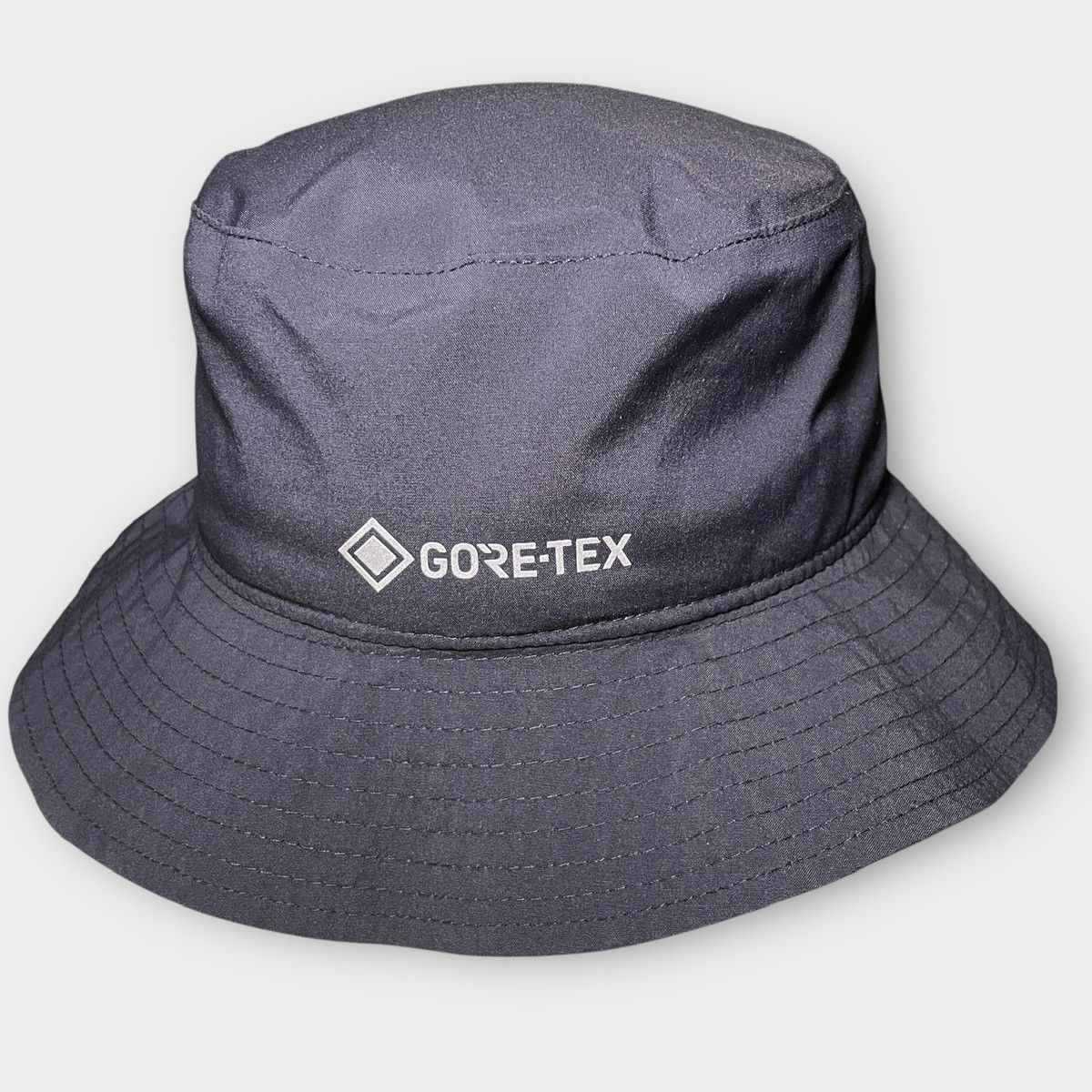 Yohji Yamamoto Yohji Yamamoto Pour Homme x New Era Gore-tex Logo Bucket Hat Size ONE SIZE - 5 Thumbnail