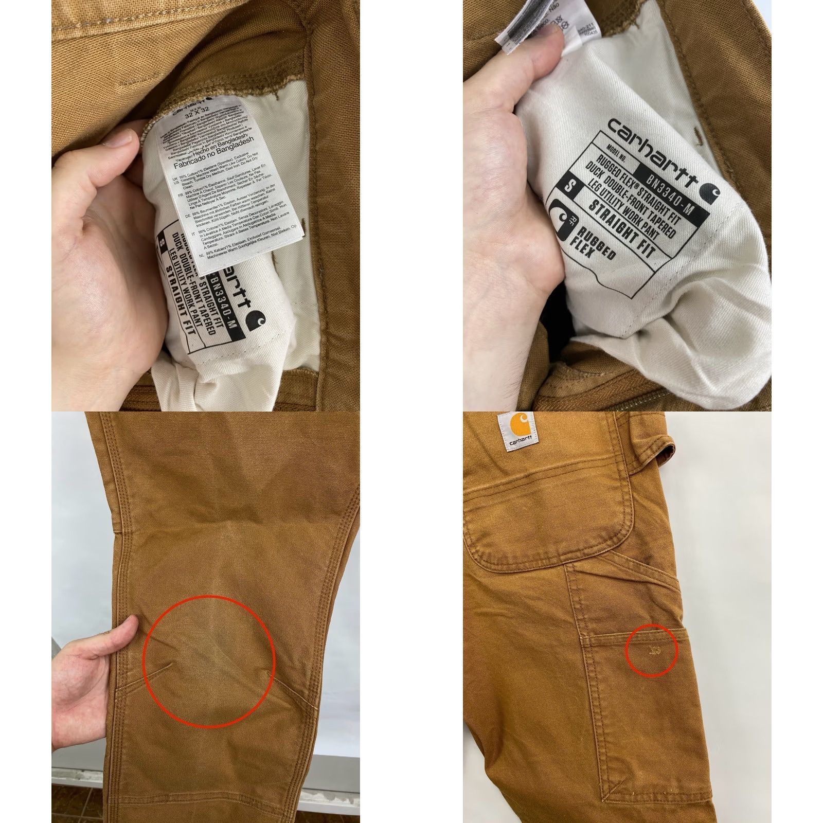 Carhartt VINTAGE Carhartt Double Knees brown work pants Mens 32/32 Brown 90s Cargo Size US 32 / EU 48 - 8 Thumbnail