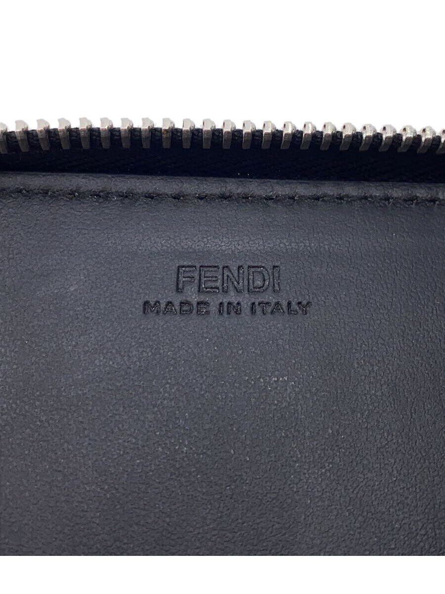 Fendi Fendi Bug Eye Leather Long Wallet Black Size ONE SIZE - 3 Thumbnail