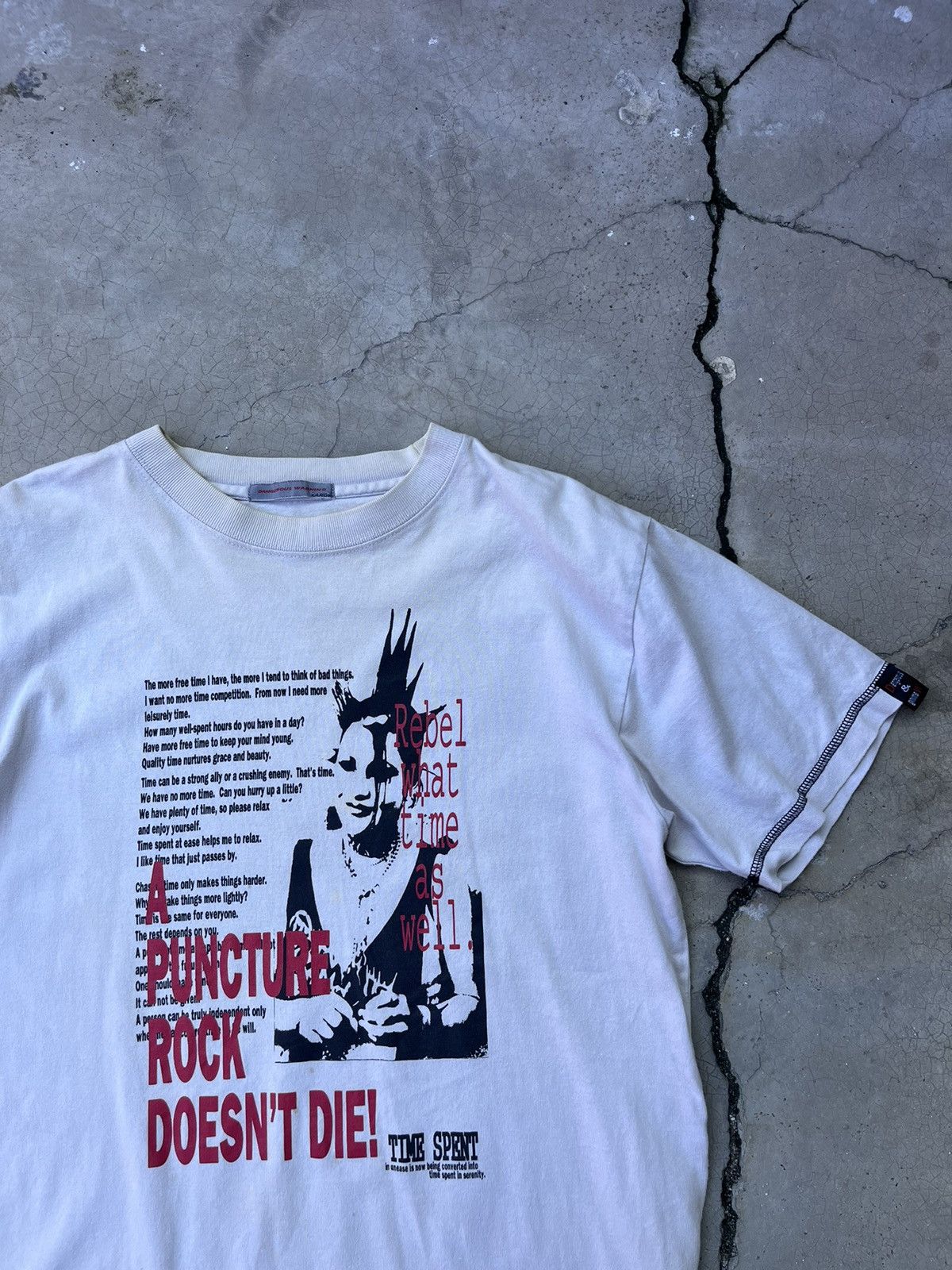 Japanese Brand Vtg Dangerous Warning Punk Not Dead speech Size US M / EU 48-50 / 2 - 2 Thumbnail