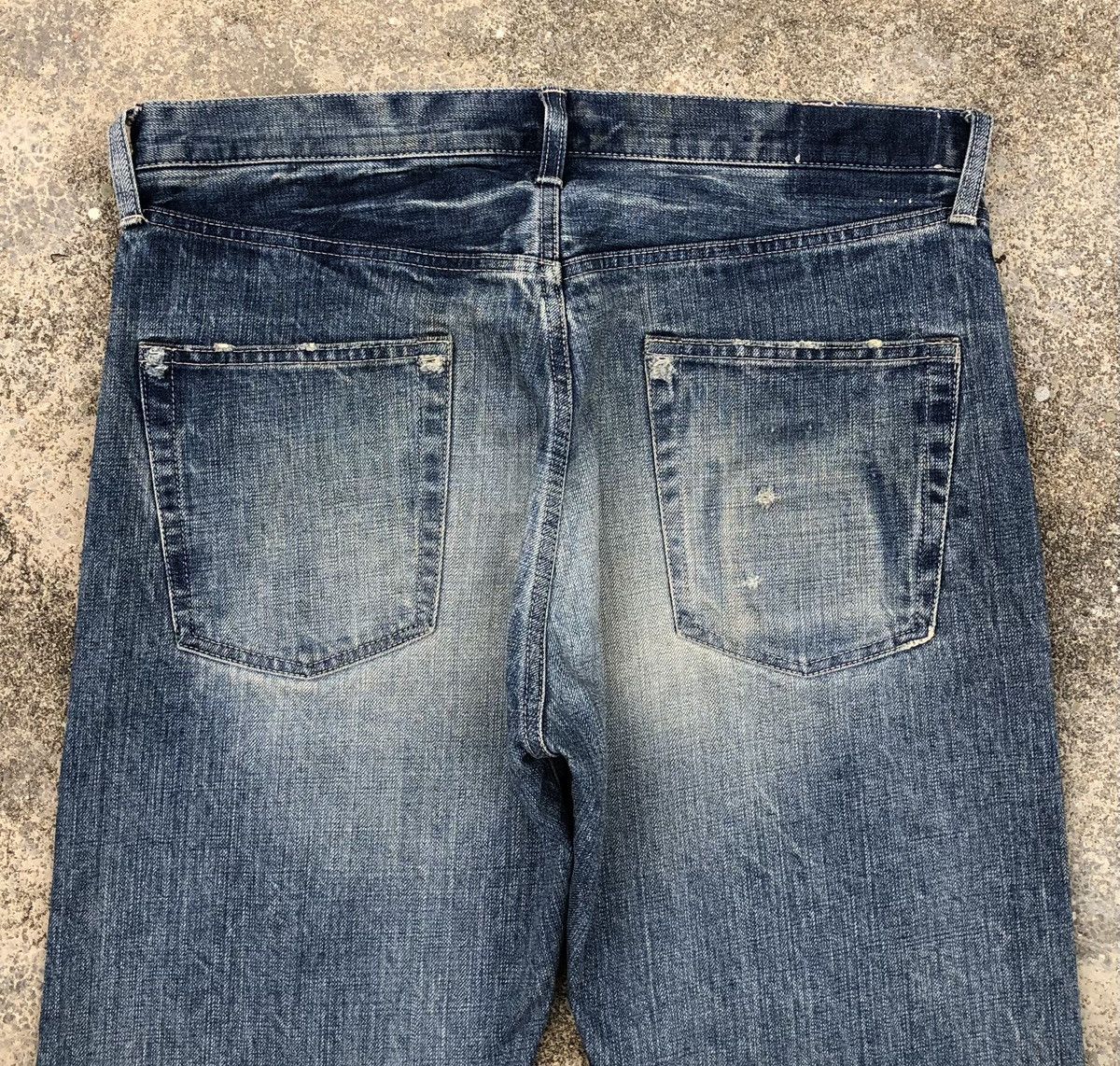 Spellbound Vintage SPELLBOUND Japan Domingo Co. Distressed Denim Pant Size US 34 / EU 50 - 10 Thumbnail