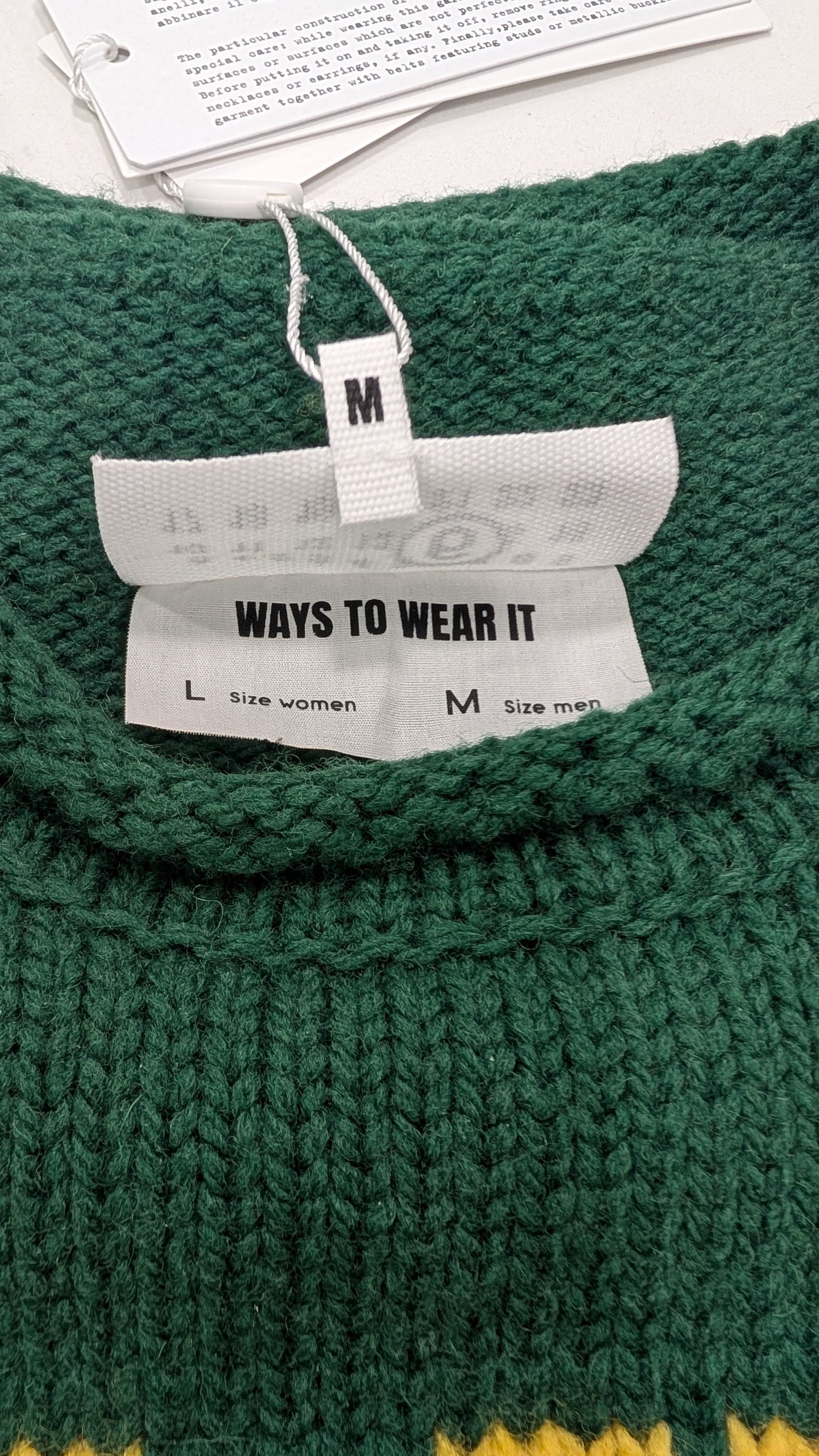 MM6 MM6 Maison Margiela “Lost My Pet” Sweater – Virgin Wool Size US M / EU 48-50 / 2 - 15 Thumbnail
