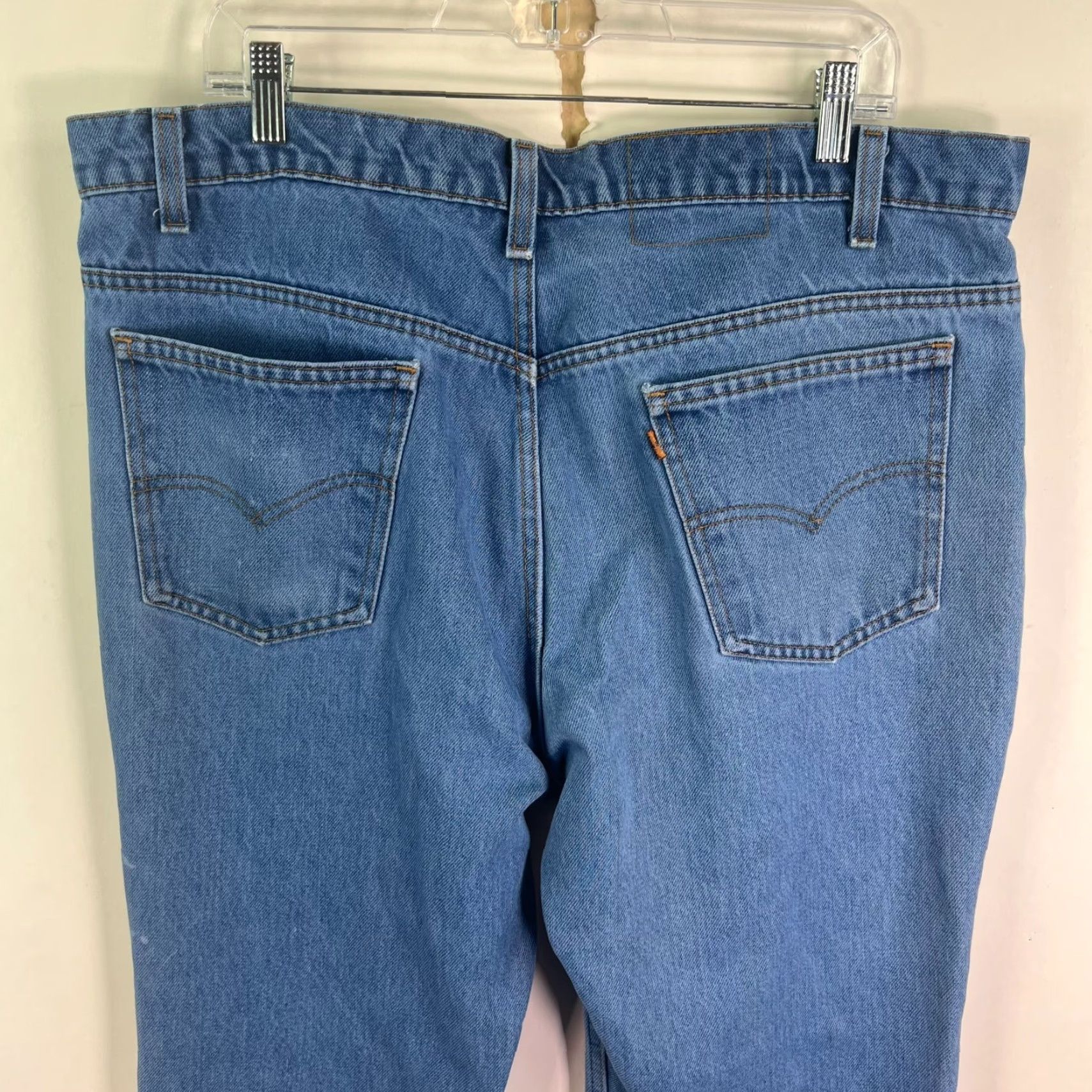 Levi's VINTAGE Levi's 80s Straight Leg Denim Jeans Size 38x29 Blue Mens Size US 38 / EU 54 - 6 Thumbnail