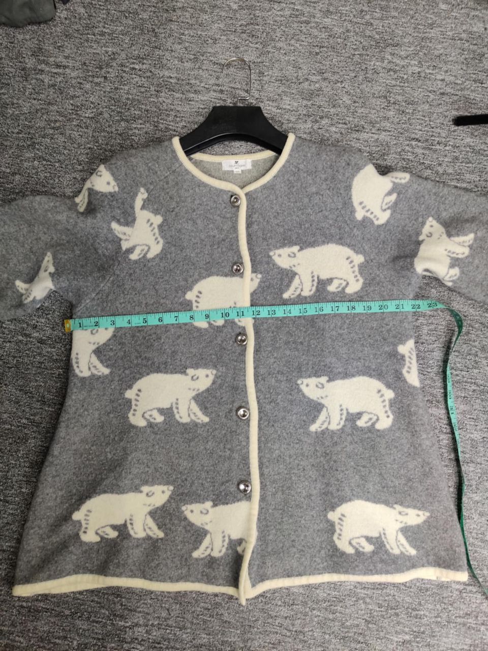 Courreges Courreges Paris Polar Bear Mohair Cardigan Button Ups Size US L / EU 52-54 / 3 - 13 Thumbnail