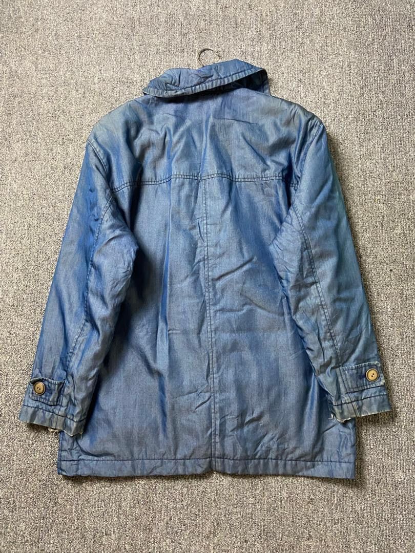 Japanese Brand ENNIME Brand Chambray Style Denim Coat (193) Size US S / EU 44-46 / 1 - 2 Thumbnail