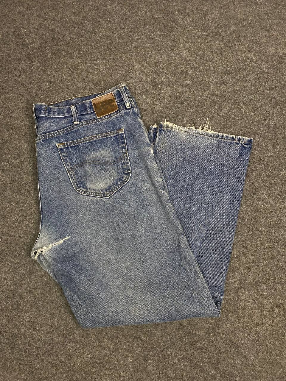 Lee vintage lee relaxed fit distressed denim Size US 44 / EU 60 - 2 Thumbnail