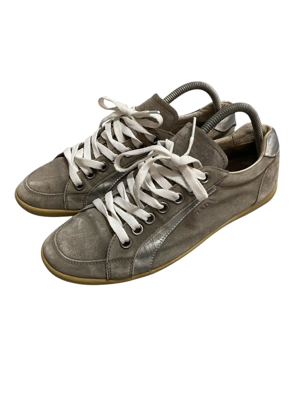 Prada × Vintage Vintage Prada Low Trainer Sneakers Size US 6 / EU 39 - 1 Thumbnail