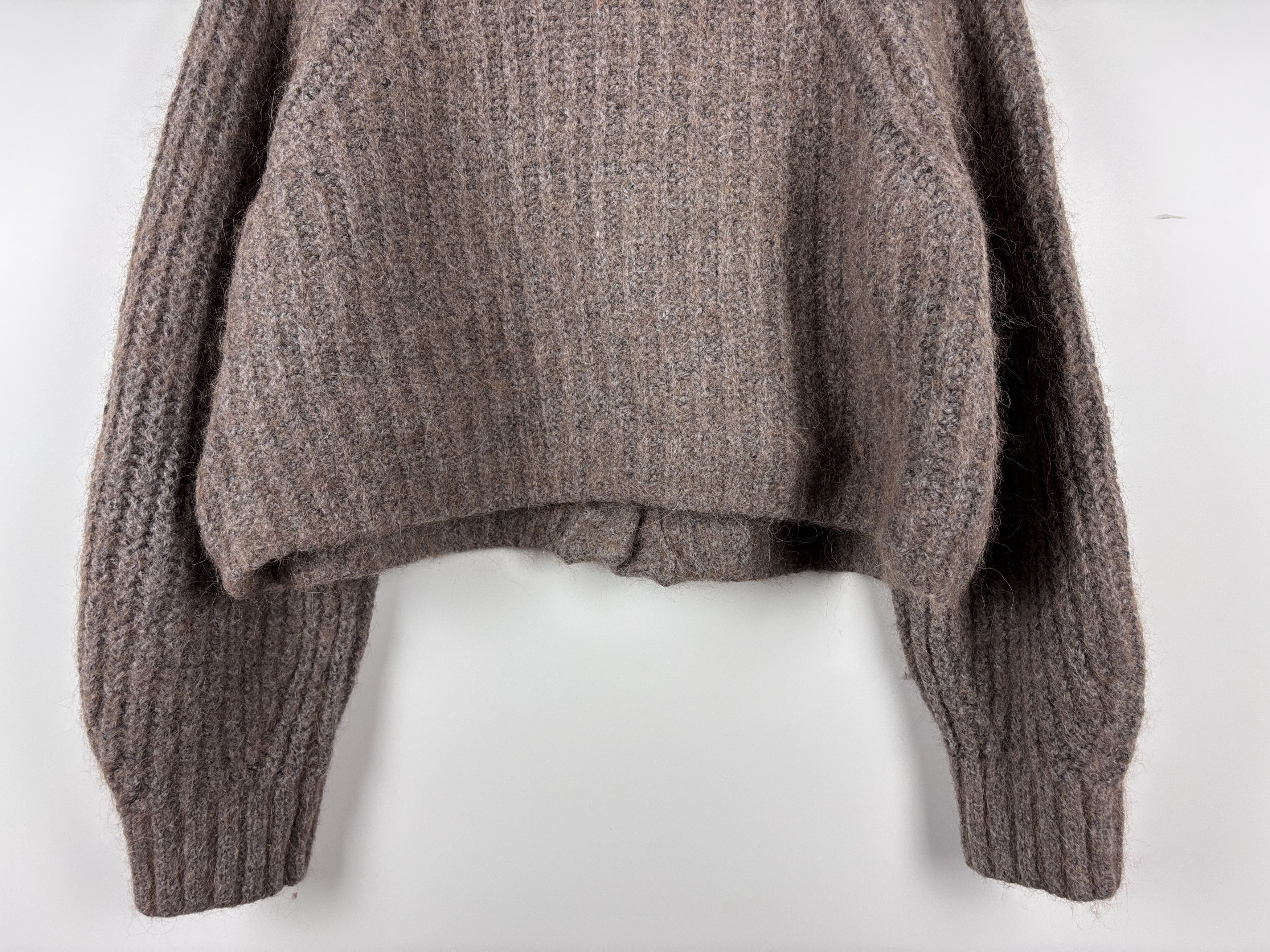 H&M H&M Alpaca Cropped Mustard Cardigan Sweater Oversized M Size M / US 6-8 / IT 42-44 - 8 Thumbnail