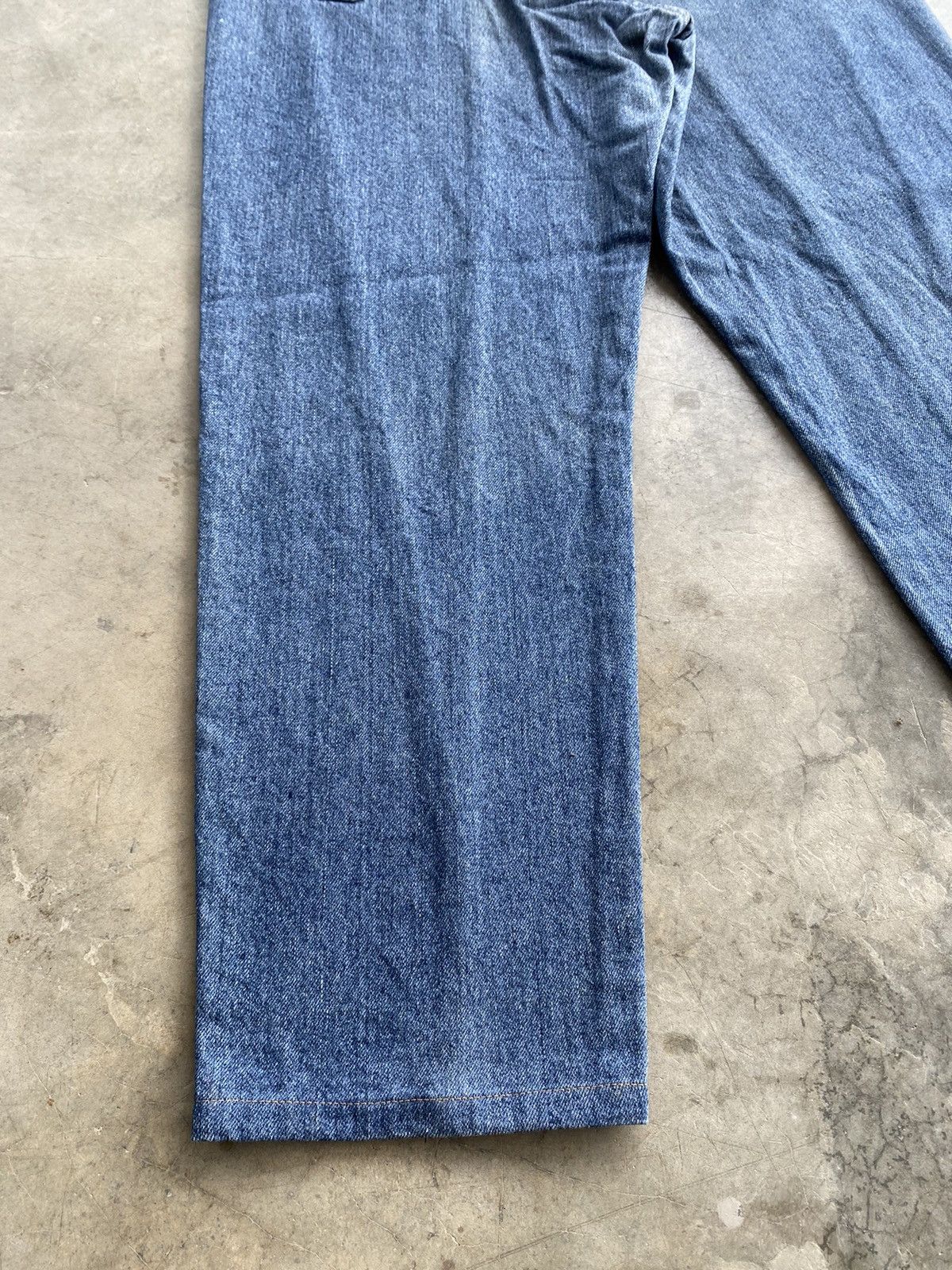 Edwin × Japanese Brand Baggy Jeans Vintage Edwin Ballon Blue Distressed Size US 32 / EU 48 - 11 Thumbnail