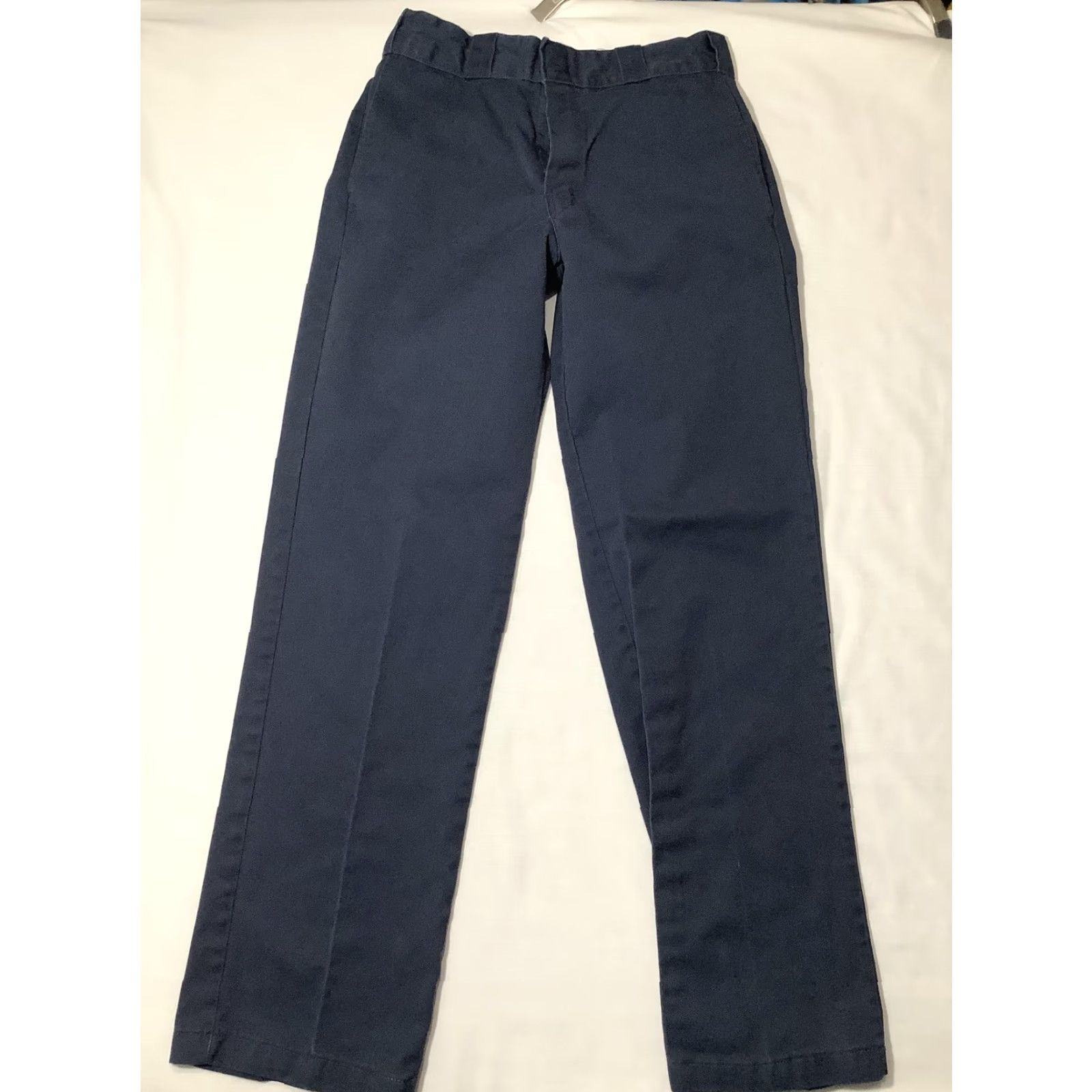 Dickies Dickies 874 Original Fit Work Pants Mens 28x32 Dark Navy Twill Straight Leg Dickies 874DN (Blue) Crew-Ready Casual Workwear Mens Pants Size US 28 / EU 44 - 2 Thumbnail