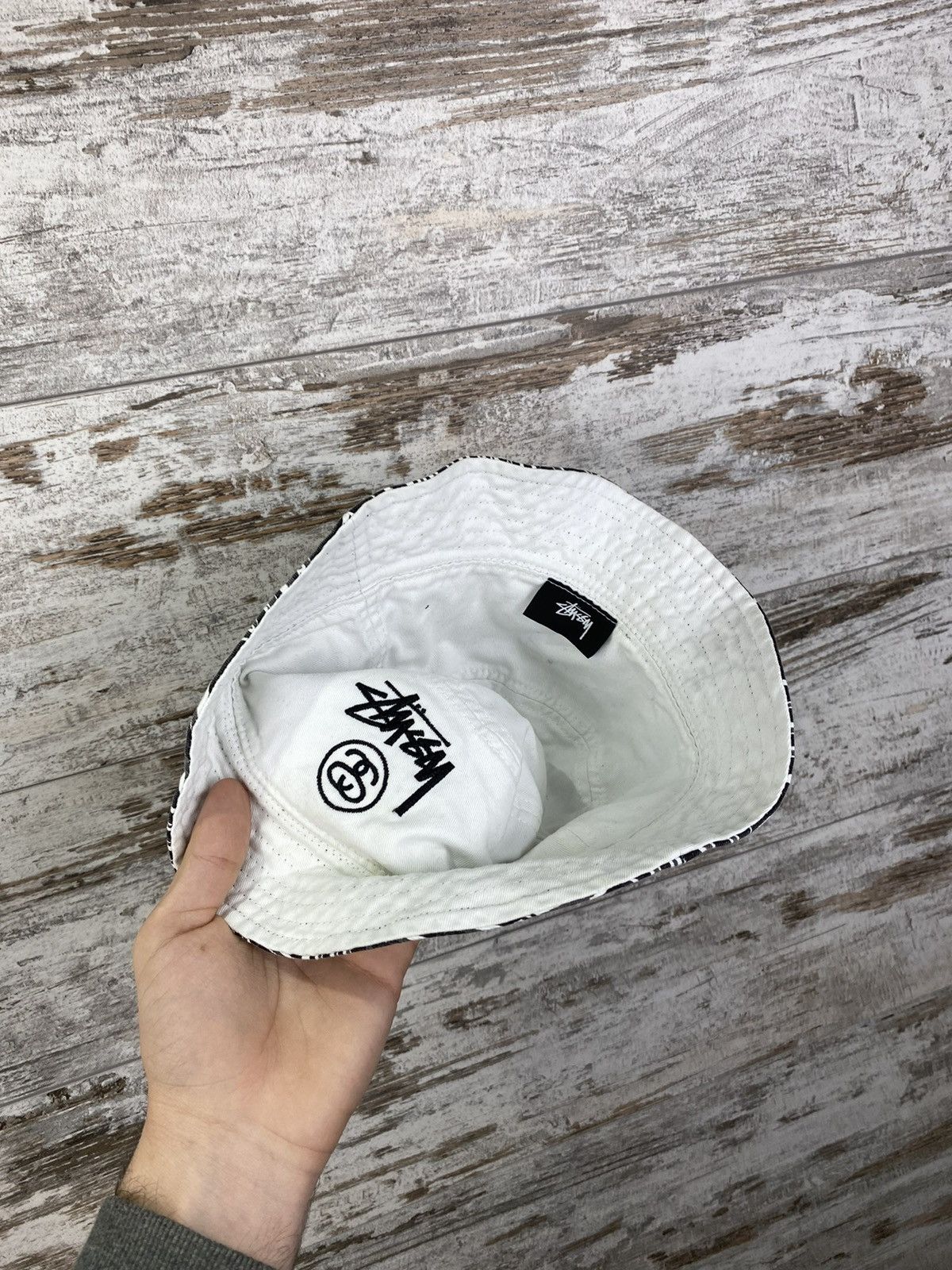 Stussy × Vintage Mens Vintage Stussy Panama reversible hats cap streetwear Size ONE SIZE - 7 Thumbnail