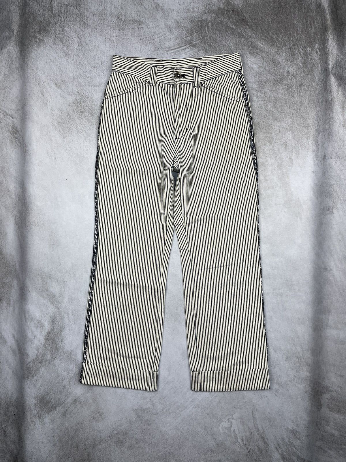 Comme des Garcons × Junya Watanabe × Tricot Comme des Garcons AW03 Tricot Comme des Gacons Hickory Cuffed Pants Size 27" / US 4 / IT 40 - 1 Thumbnail