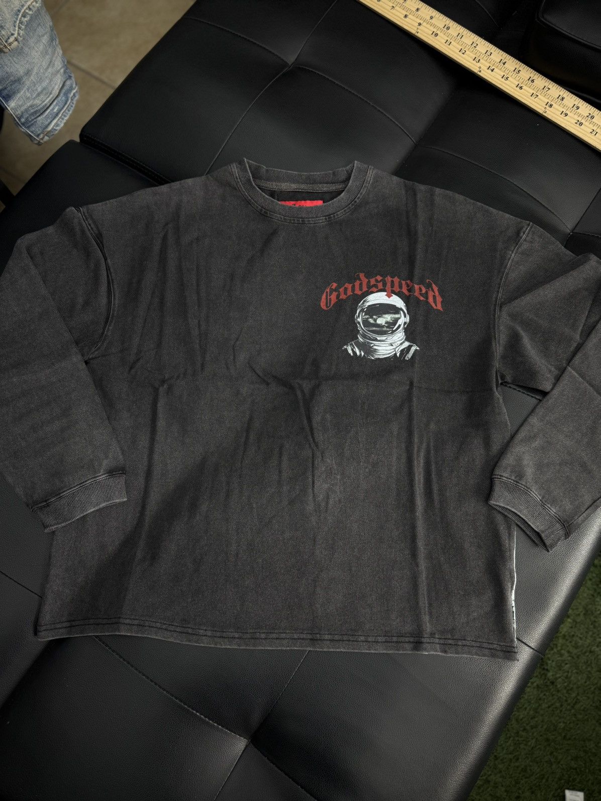 Godspeed Godspeed Moon Astronaut L/S Tee Shirt Size Small (NEW) Size US S / EU 44-46 / 1 - 4 Thumbnail