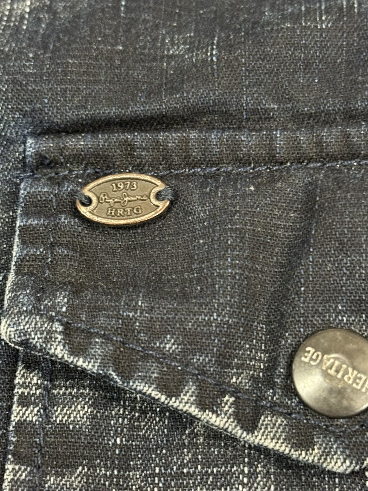 Pepe Jeans × Vintage Vintage Pepe Jeans London Heritage Denim Button up Shirt Size US M / EU 48-50 / 2 - 9 Thumbnail