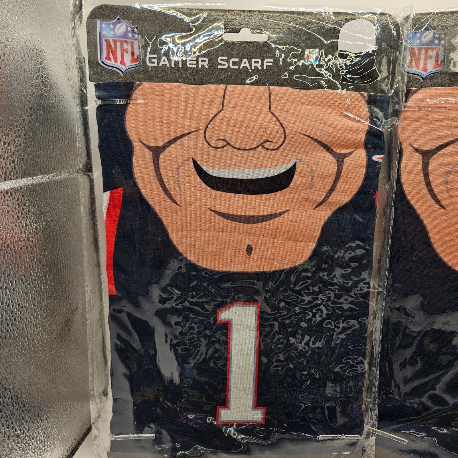 NFL NFL (2)YOUTH GAITER SCARF +(2)PATRIOT GARDEN FLAG NWT Size ONE SIZE - 3 Thumbnail
