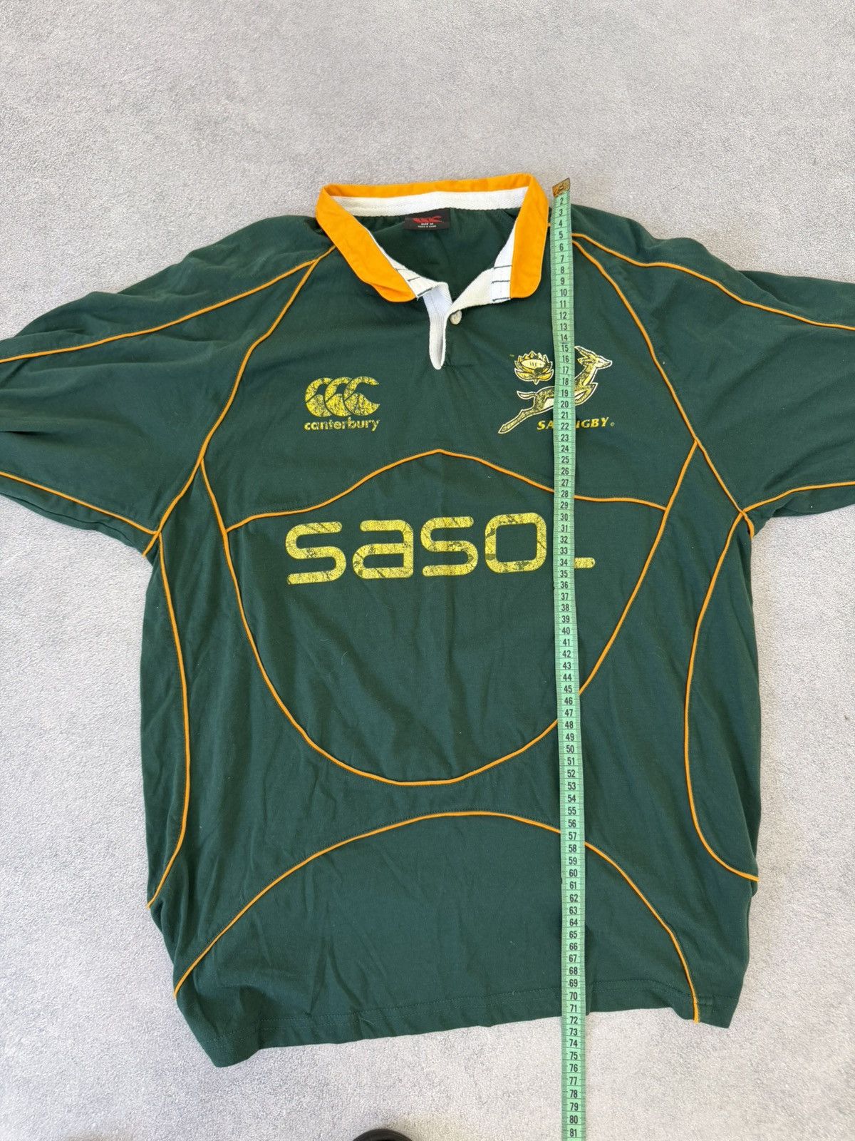 Other South Africa 2007-2008 Rugby Home Shirt Jersey Canterbury Size US L / EU 52-54 / 3 - 11 Thumbnail